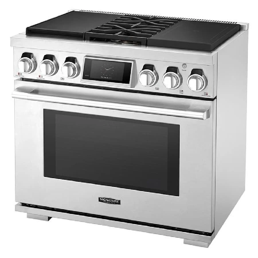 SKS 36" Dual-Fuel Pro Range with Sous Vide & Induction, Stainless Steel – SKSDR360SIS - Image 10