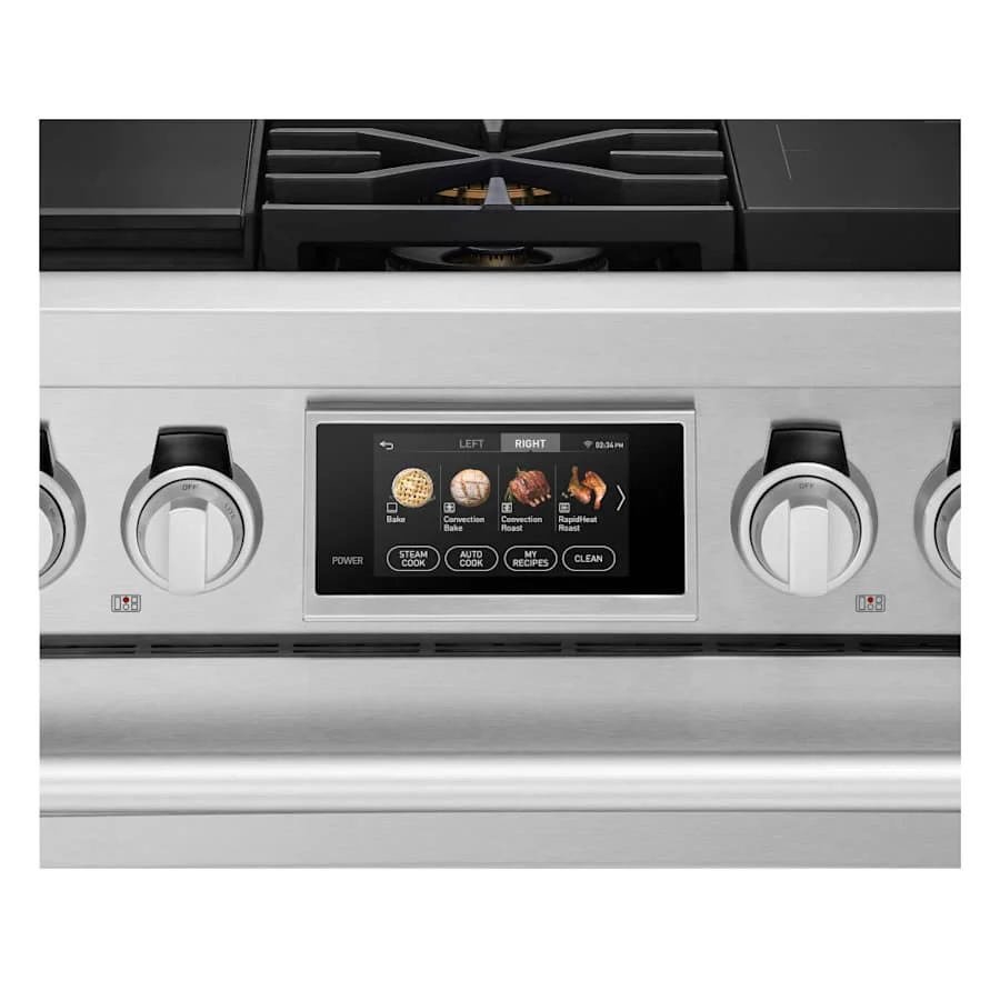 SKS 36" Dual-Fuel Pro Range with Sous Vide & Induction, Stainless Steel – SKSDR360SIS - Image 5
