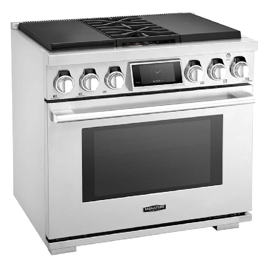 SKS 36" Dual-Fuel Pro Range with Sous Vide & Induction, Stainless Steel – SKSDR360SIS - Image 9
