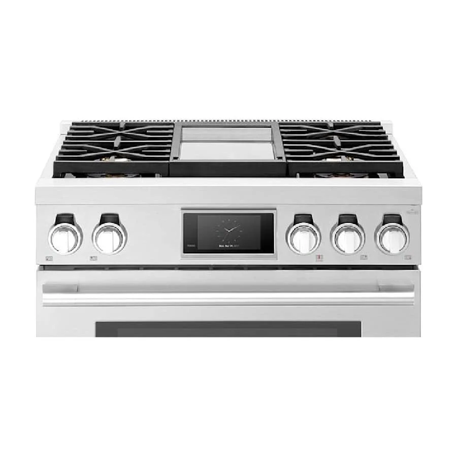 SKS 36" Dual-Fuel Pro Range with Steam-Combi Oven & Griddle, Stainless Steel – SKSDR360GS - Image 11