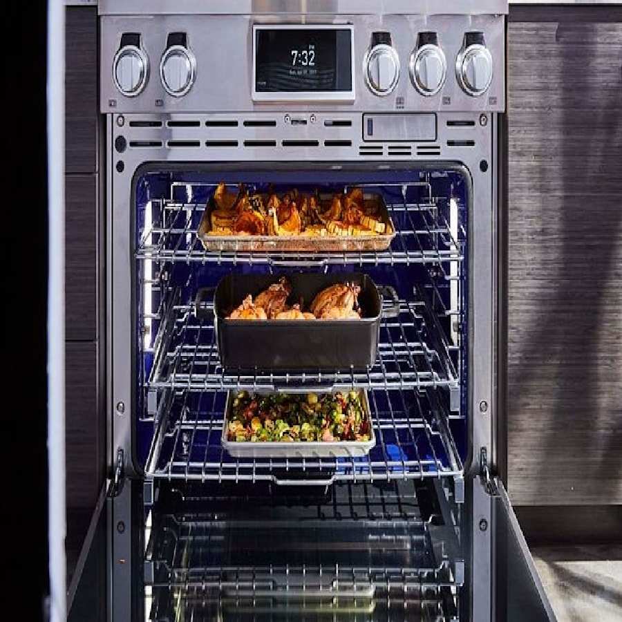 SKS 36" Dual-Fuel Pro Range with Steam-Combi Oven & Griddle, Stainless Steel – SKSDR360GS - Image 6