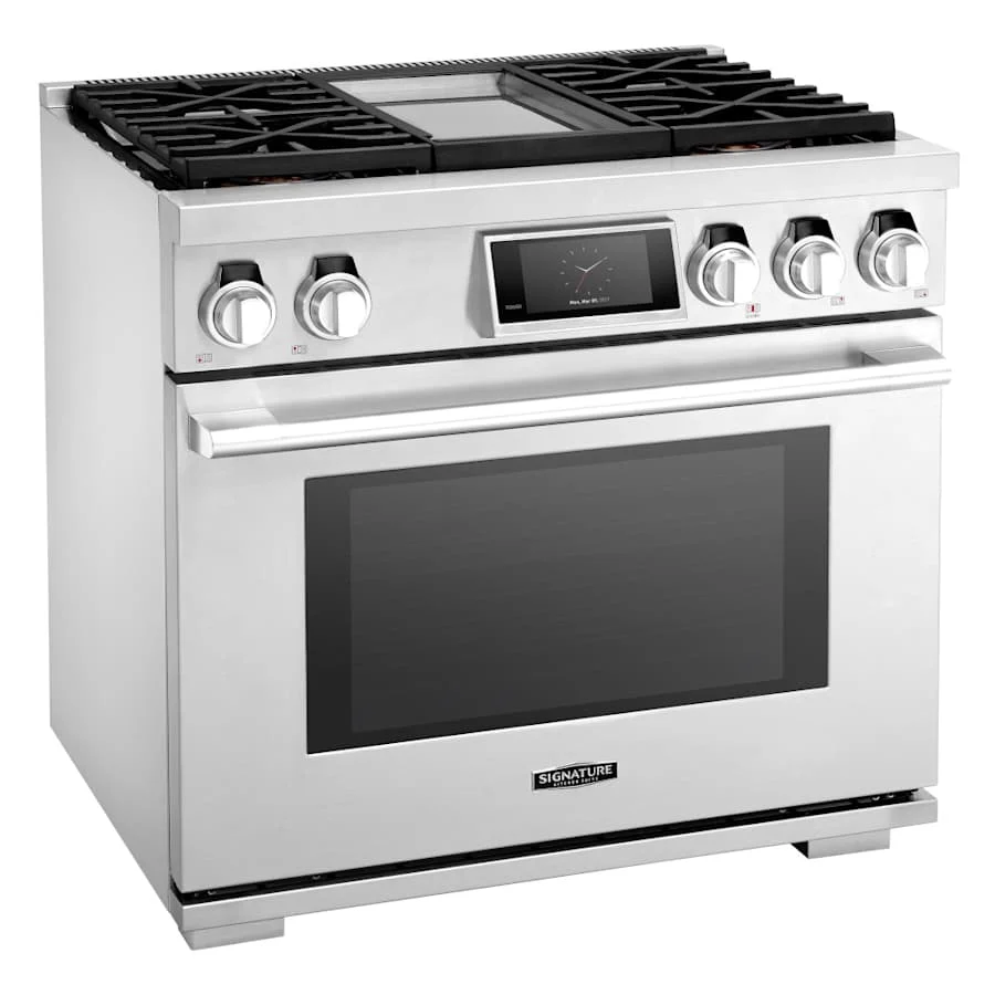 SKS 36" Gas Pro Range with 4 Burners & Griddle, Stainless Steel – SKSGR360GS - Image 5