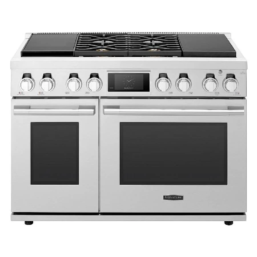 SKS 48" Dual-Fuel Pro Range with Sous Vide & Induction, Stainless Steel – SKSDR480SIS
