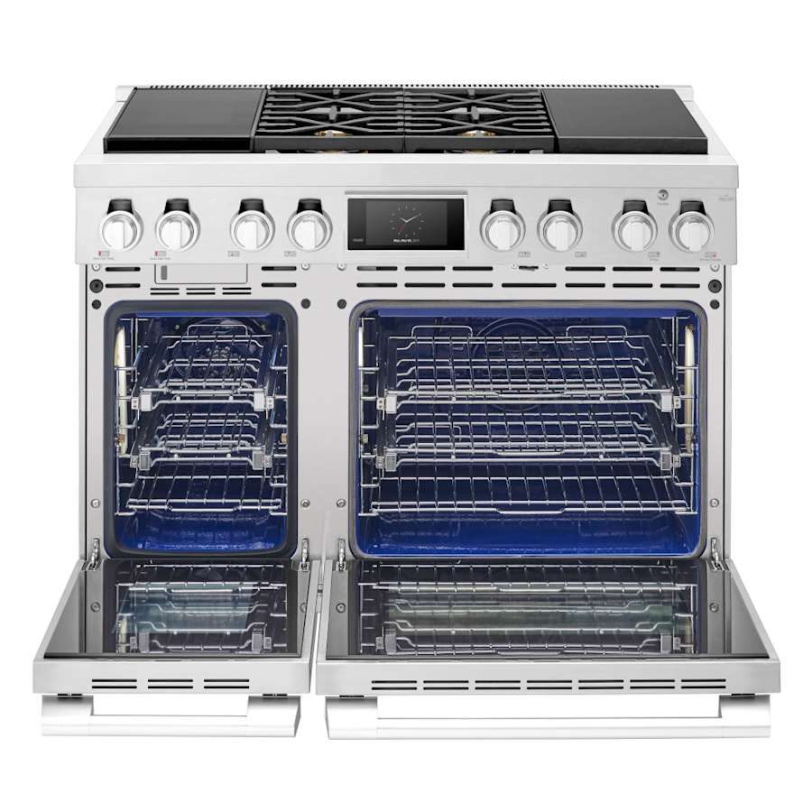 SKS 48" Dual-Fuel Pro Range with Sous Vide & Induction, Stainless Steel – SKSDR480SIS - Image 12