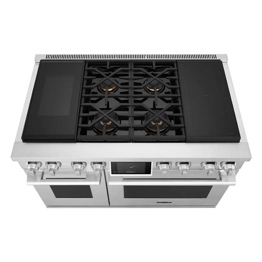 SKS 48" Dual-Fuel Pro Range with Sous Vide & Induction, Stainless Steel – SKSDR480SIS - Image 17