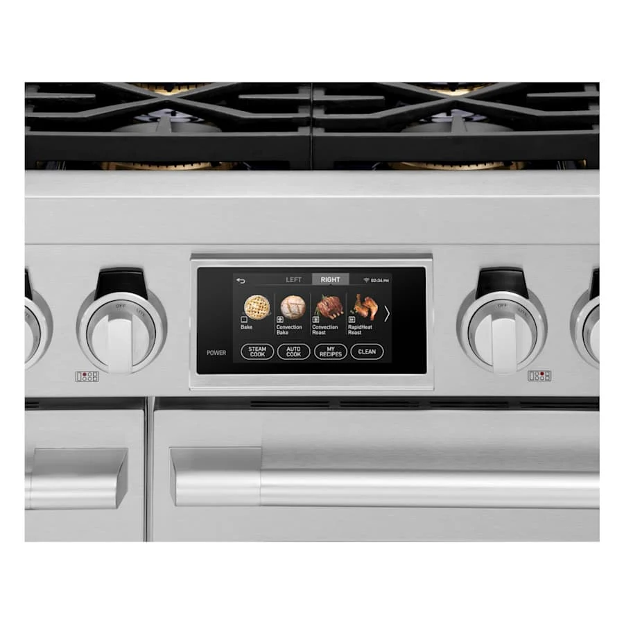 SKS 48" Dual-Fuel Pro Range with Sous Vide & Induction, Stainless Steel – SKSDR480SIS - Image 6