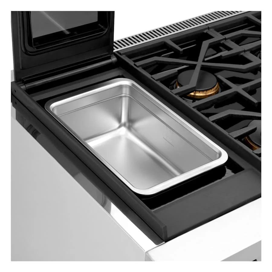 SKS 48" Dual-Fuel Pro Range with Sous Vide & Induction, Stainless Steel – SKSDR480SIS - Image 7
