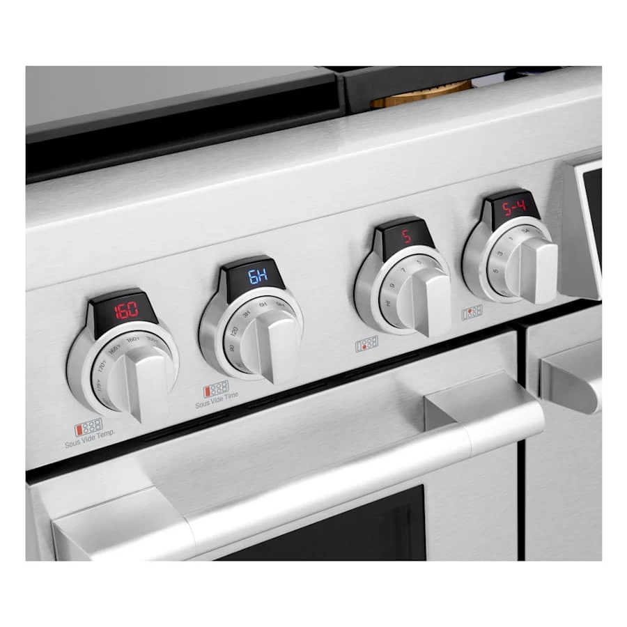 SKS 48" Gas Pro Range with 6 Burners & Griddle, Stainless Steel – SKSGR480GS - Image 3