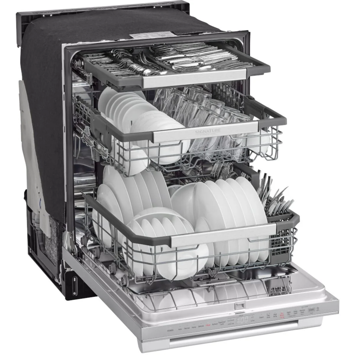 SKS QuadWash™ Pro PowerSteam Stainless Steel Dishwasher - SKSDW2411S - Image 4