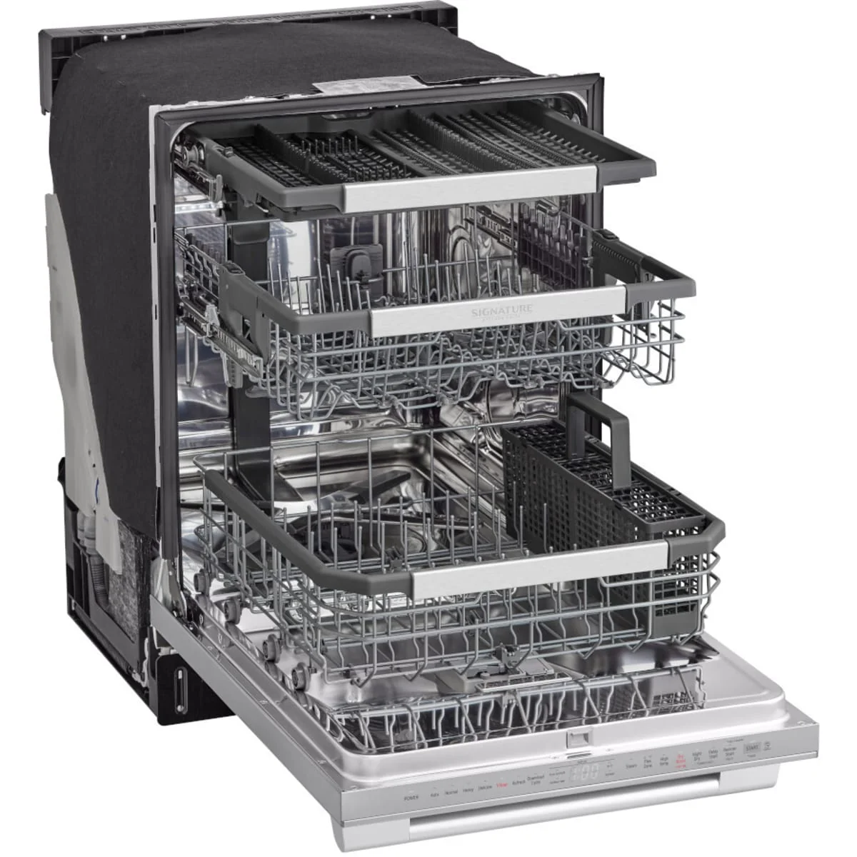 SKS QuadWash™ Pro PowerSteam Stainless Steel Dishwasher - SKSDW2411S - Image 5