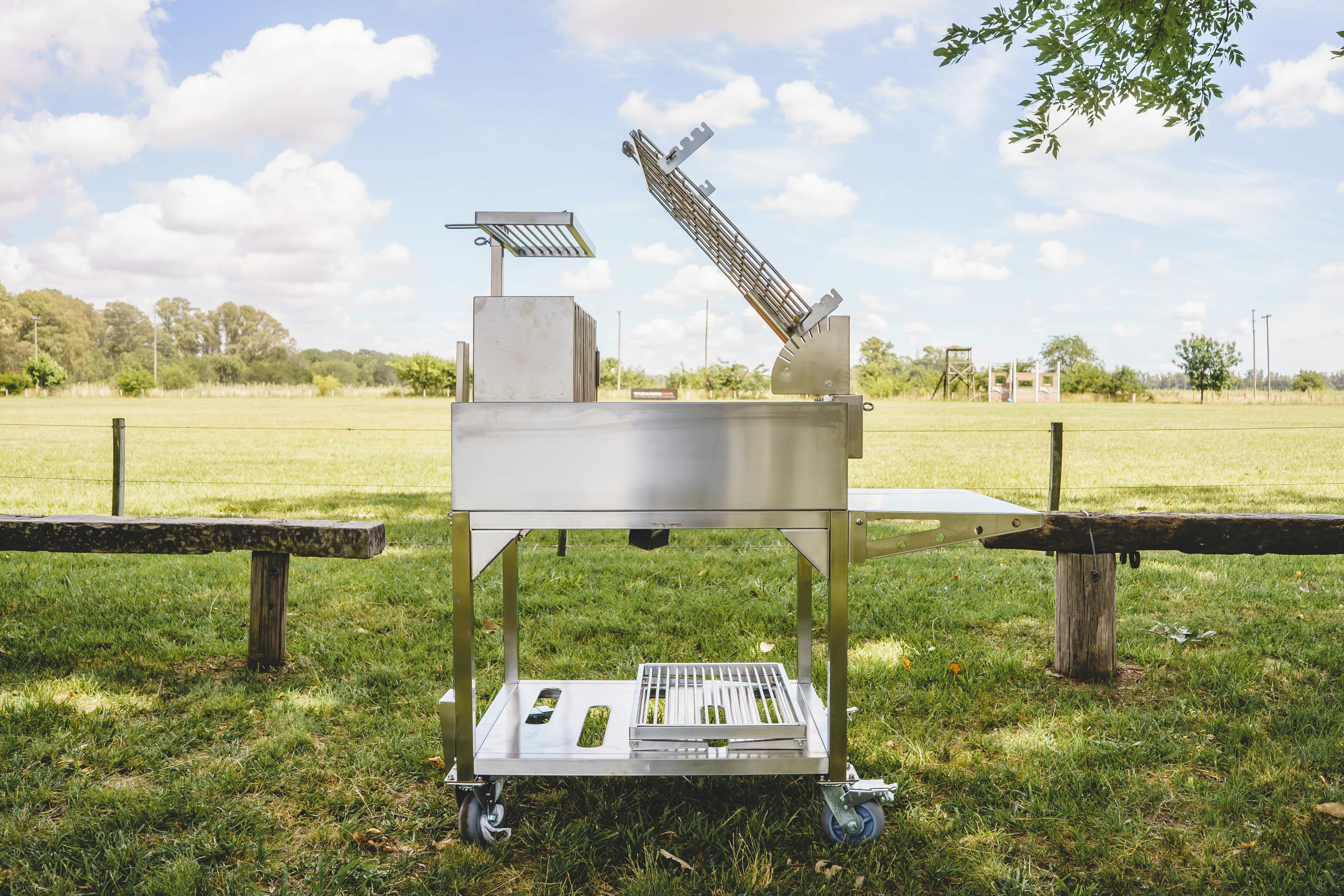 Tagwood BBQ Argentine Clamp Grill with firebox | BBQ33SS -- - Image 11