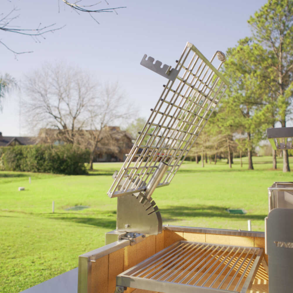 Tagwood BBQ Argentine Santa Maria Wood Fire & Charcoal Gaucho Grill, 91" [BBQ26SS] - Image 10
