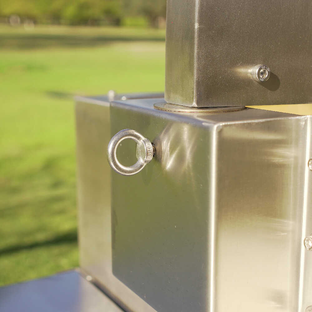 Tagwood BBQ Argentine Santa Maria Wood Fire & Charcoal Gaucho Grill, 91" [BBQ26SS] - Image 15