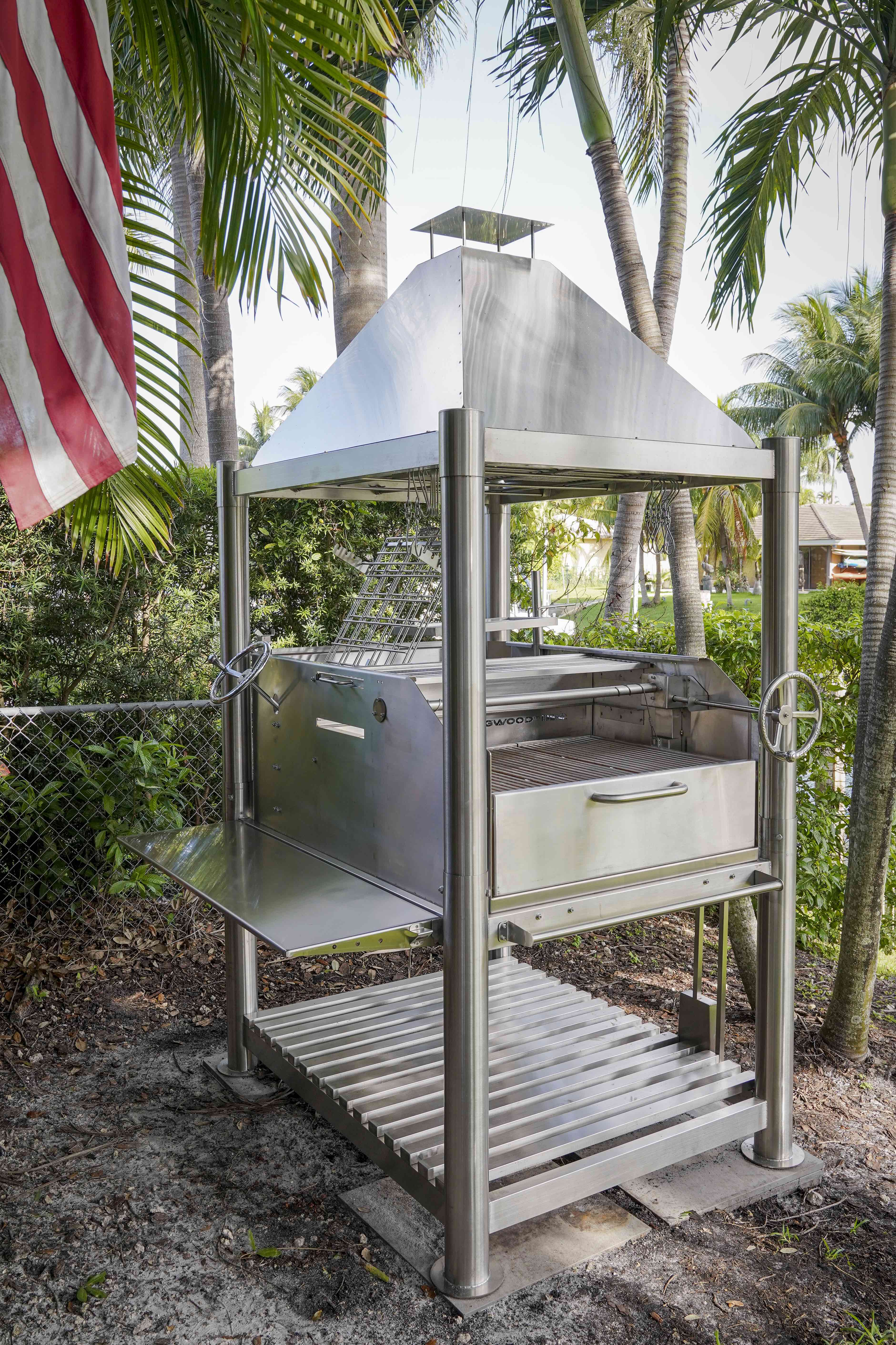 Tagwood BBQ Argentine Santa Maria Wood Fire & Charcoal Gaucho Grill all Stainless Steel | BBQ12SS - Image 3