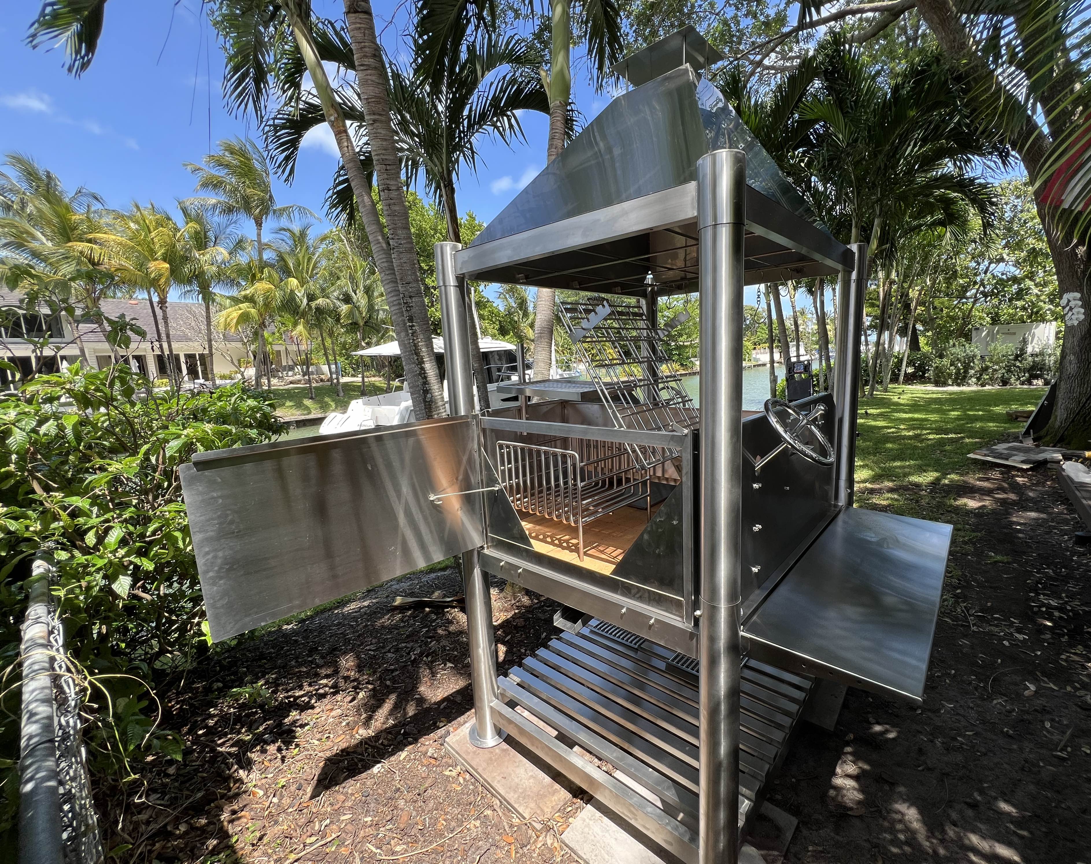 Tagwood BBQ Argentine Santa Maria Wood Fire & Charcoal Gaucho Grill all Stainless Steel | BBQ12SS - Image 7