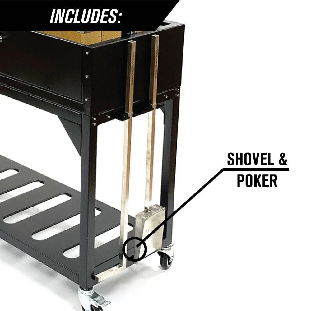 Tagwood BBQ Argentine Santa Maria Wood Fire & Charcoal Gaucho Grill | BBQ03SI-- - Image 7