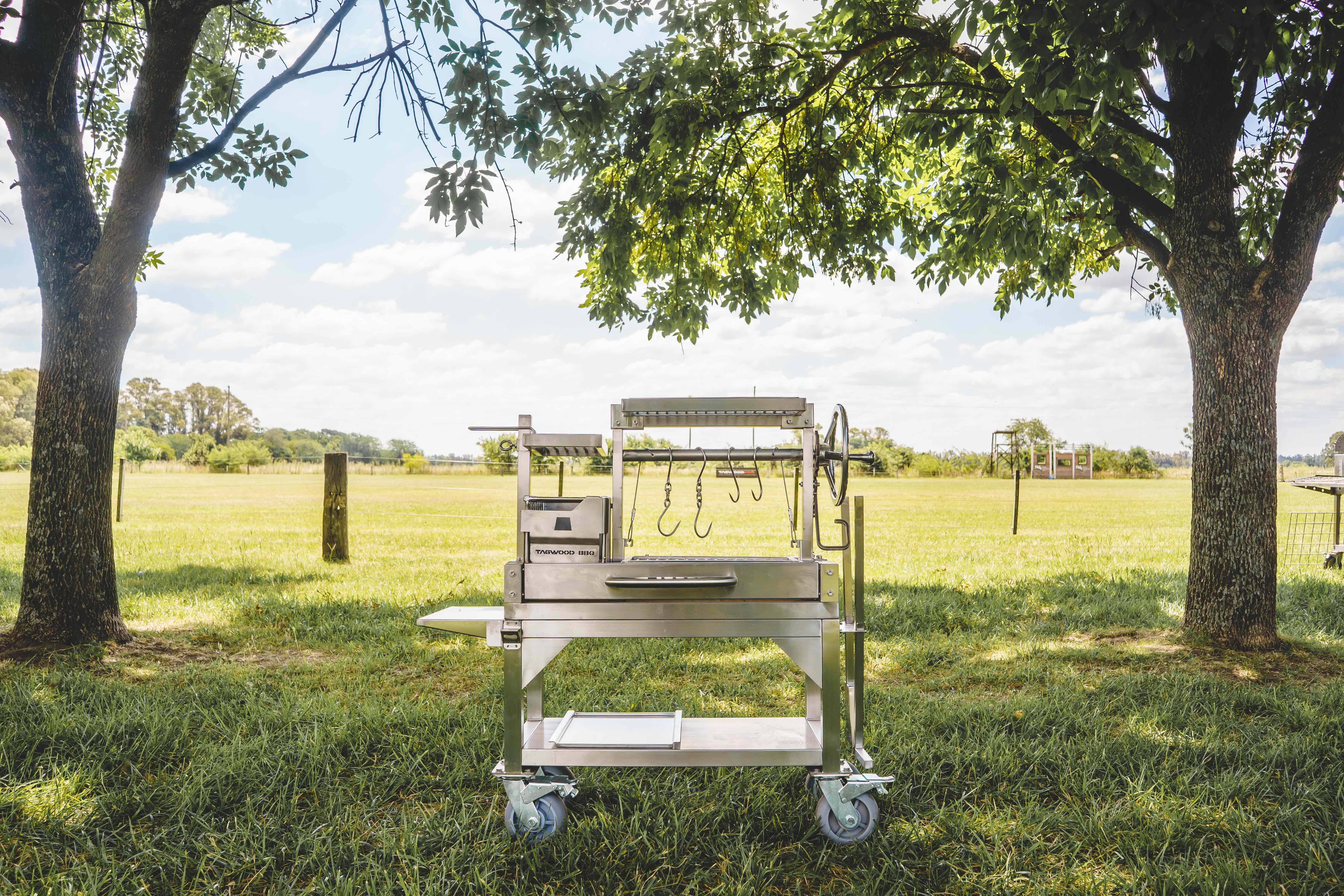 Tagwood BBQ Argentine Santa Maria Wood Fire & Charcoal Gaucho Grill | BBQ03SS MINI - - Image 7