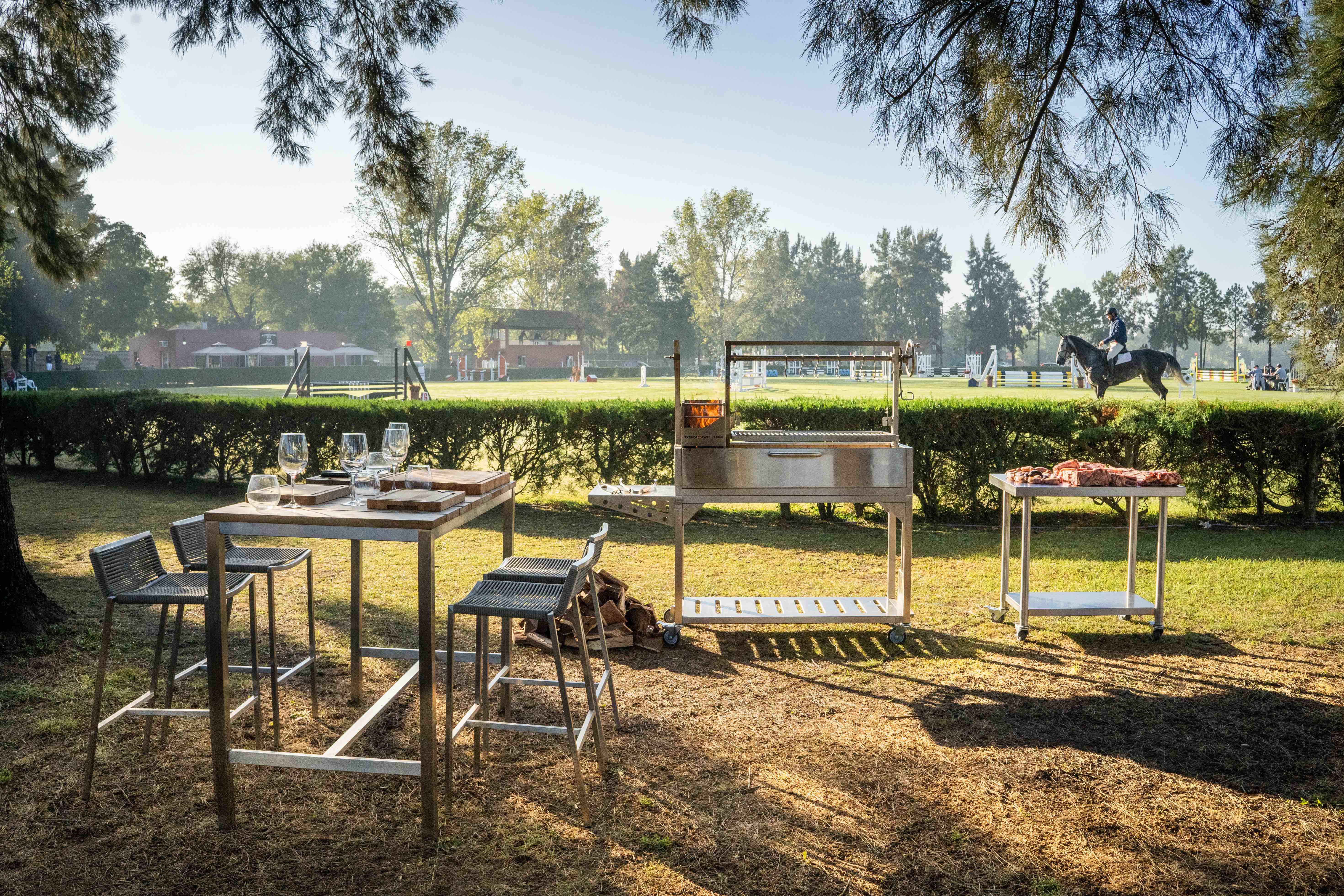 Tagwood BBQ Argentine Santa Maria Wood Fire & Charcoal Gaucho Grill | BBQ03SS- - Image 10