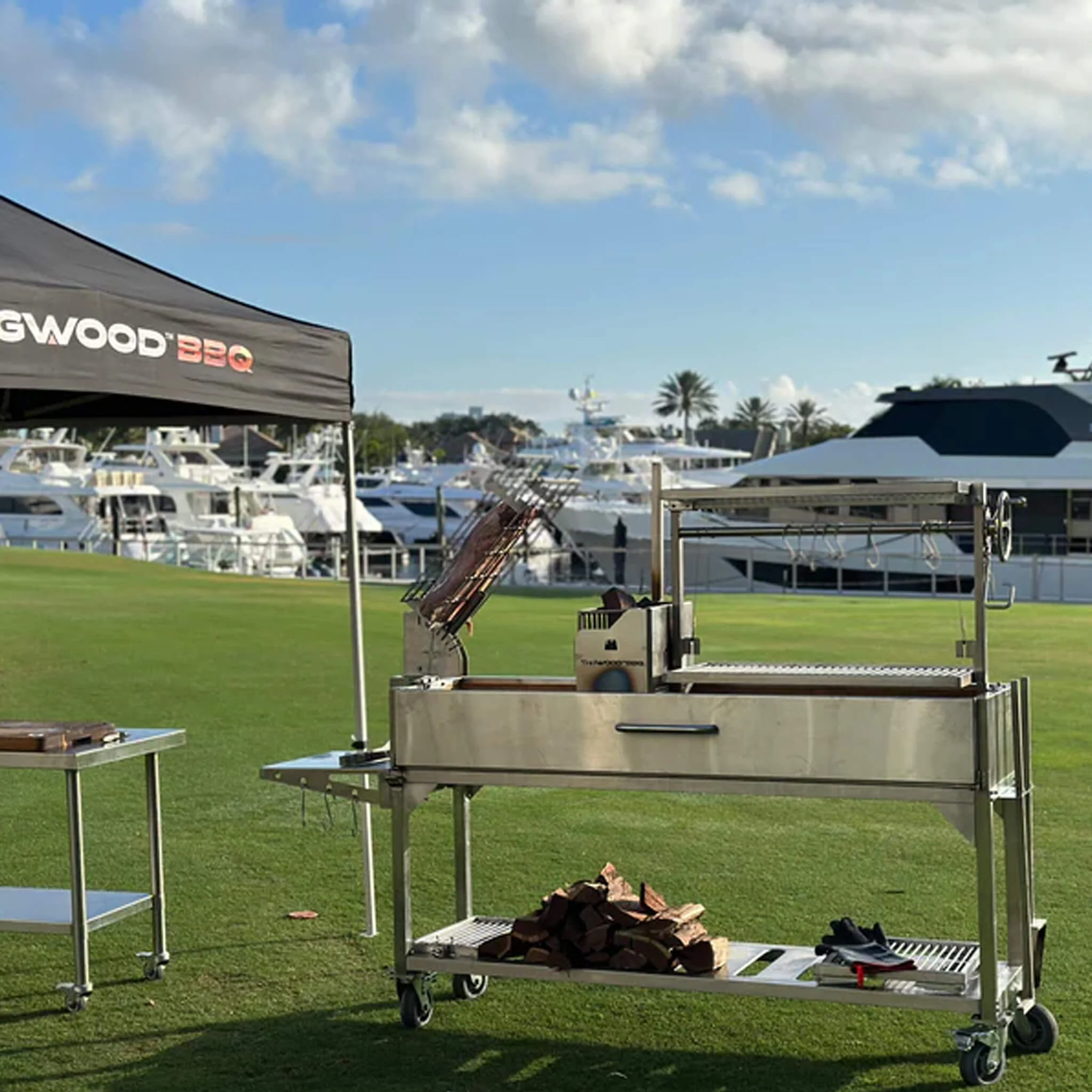 Tagwood BBQ Argentine Santa Maria Wood Fire & Charcoal Gaucho Grill [BBQ06SS] - Image 11
