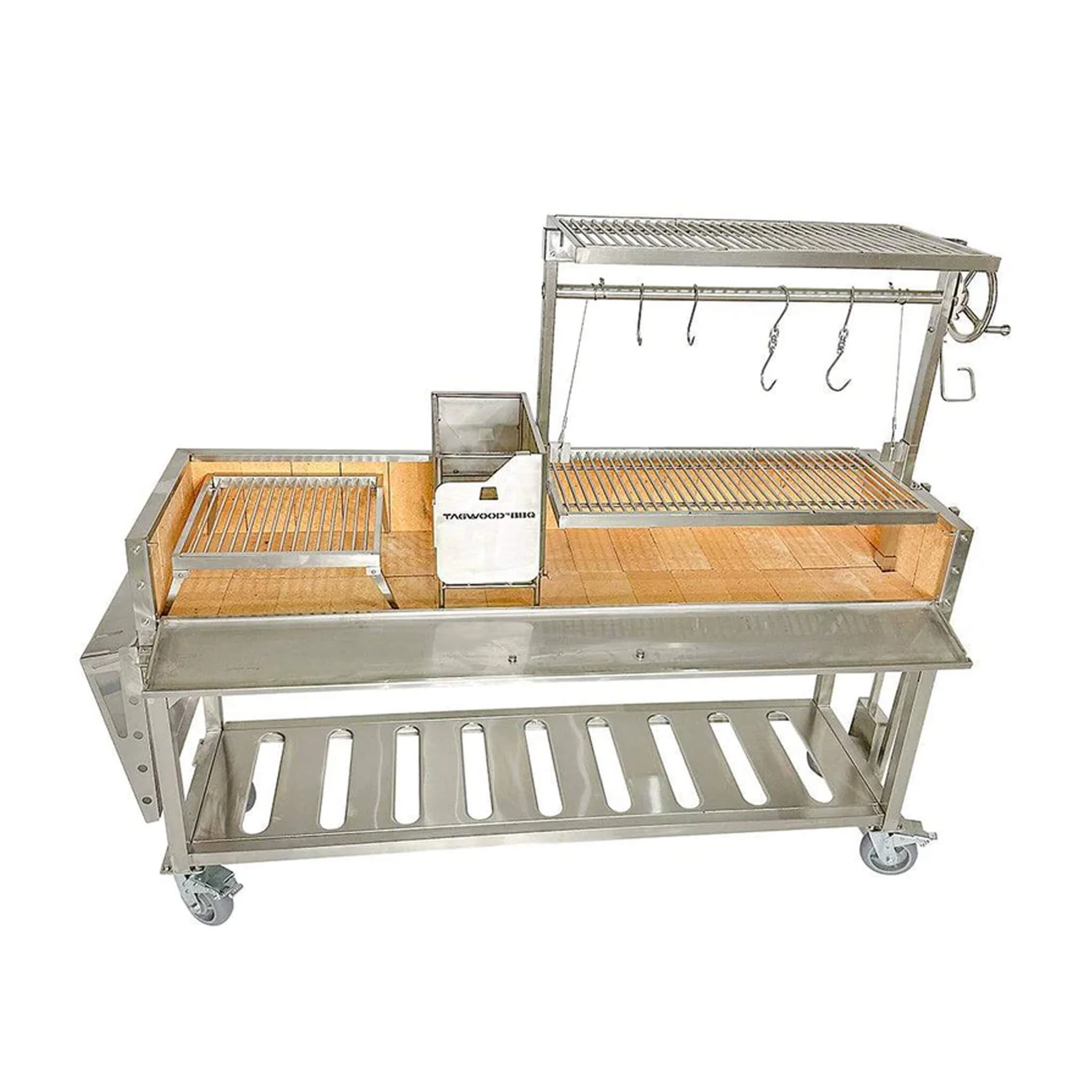 Tagwood BBQ Argentine Santa Maria Wood Fire & Charcoal Gaucho Grill [BBQ06SS] - Image 4
