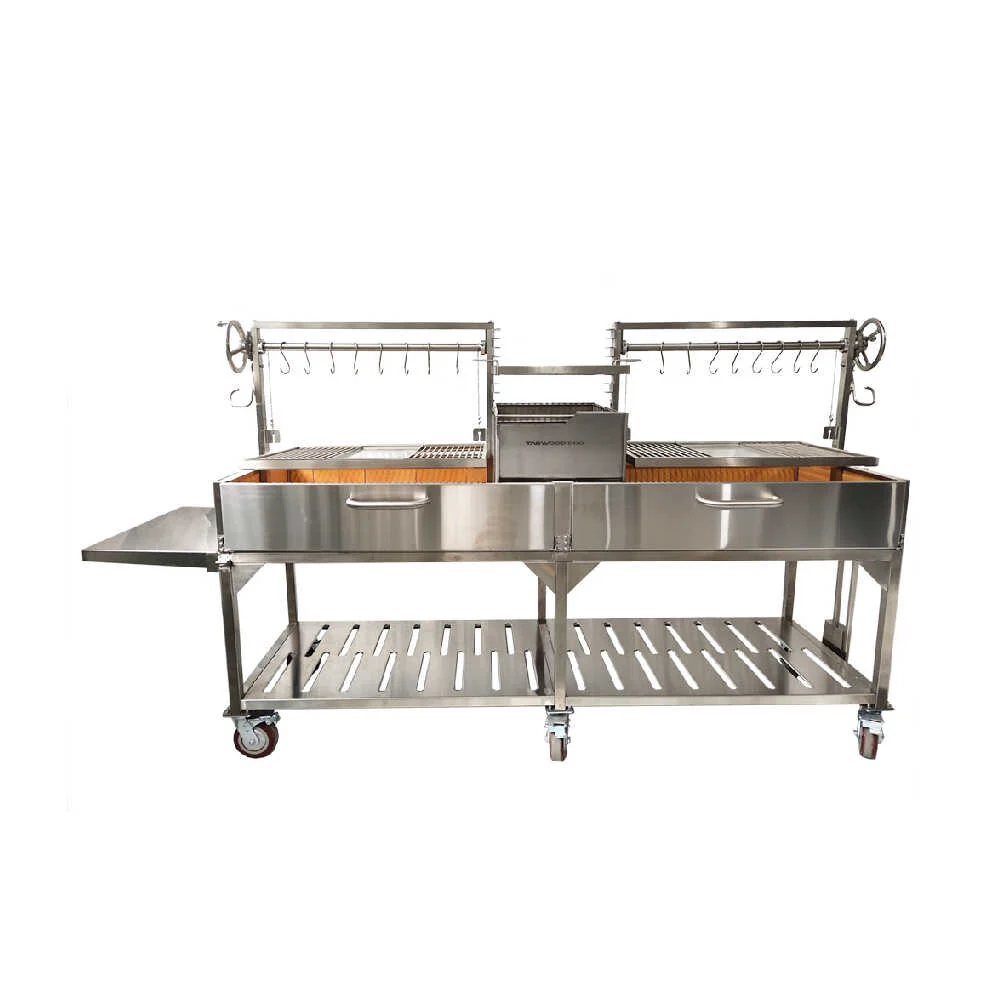 Tagwood BBQ Argentine Santa Maria Wood Fire & Charcoal Gaucho Grill [BBQ24SS] - Image 3