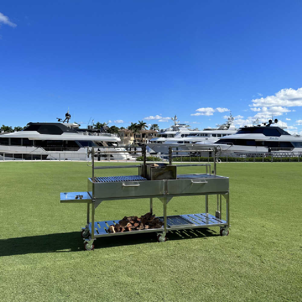 Tagwood BBQ Argentine Santa Maria Wood Fire & Charcoal Gaucho Grill [BBQ24SS] - Image 4