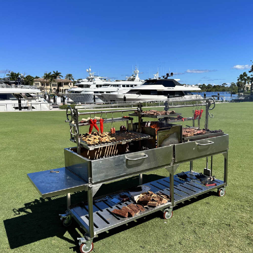 Tagwood BBQ Argentine Santa Maria Wood Fire & Charcoal Gaucho Grill [BBQ24SS] - Image 6