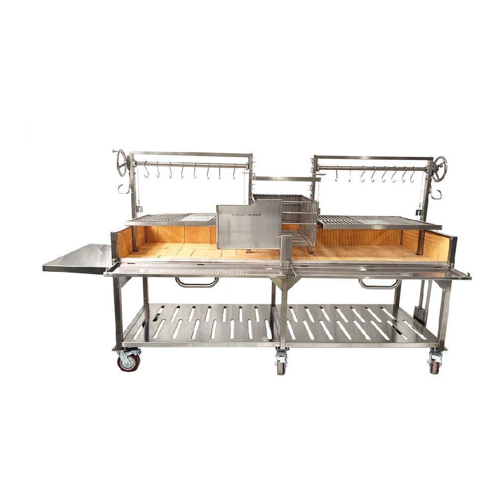Tagwood BBQ Argentine Santa Maria Wood Fire & Charcoal Gaucho Grill [BBQ24SS] - Image 7