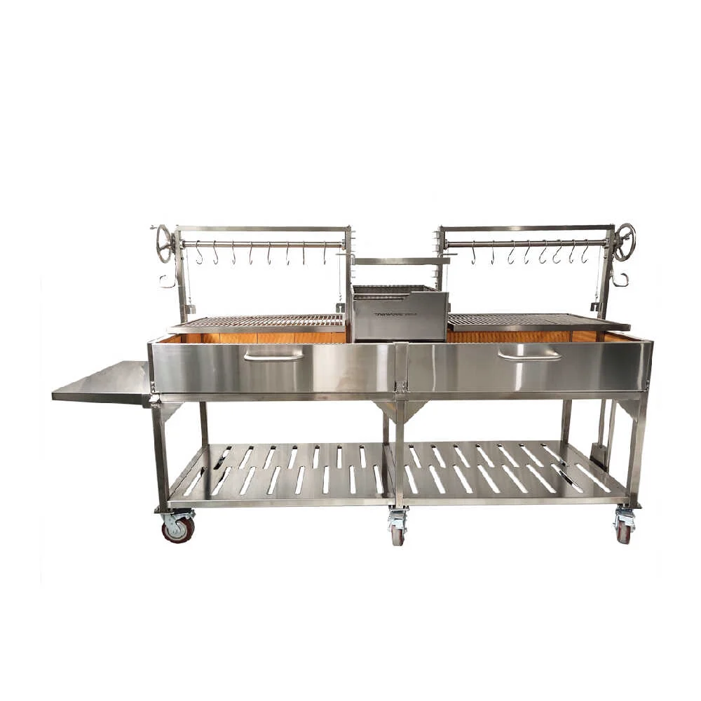 Tagwood BBQ Argentine Santa Maria Wood Fire & Charcoal Gaucho Grill [BBQ24SS] - Image 8