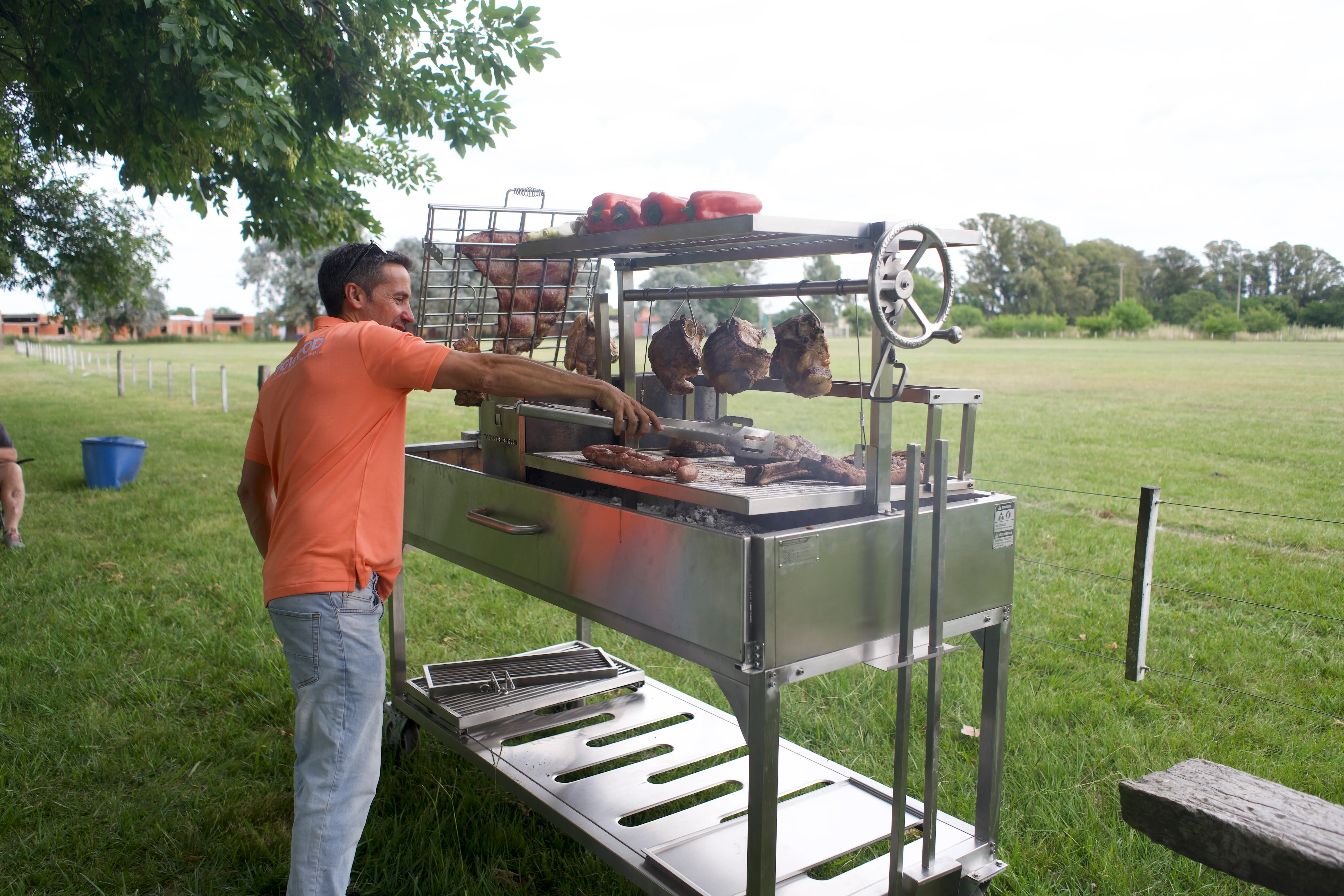 Tagwood BBQ Argentine Santa Maria Wood Fire & Charcoal Gaucho Grill | BBQ26SS -- - Image 33