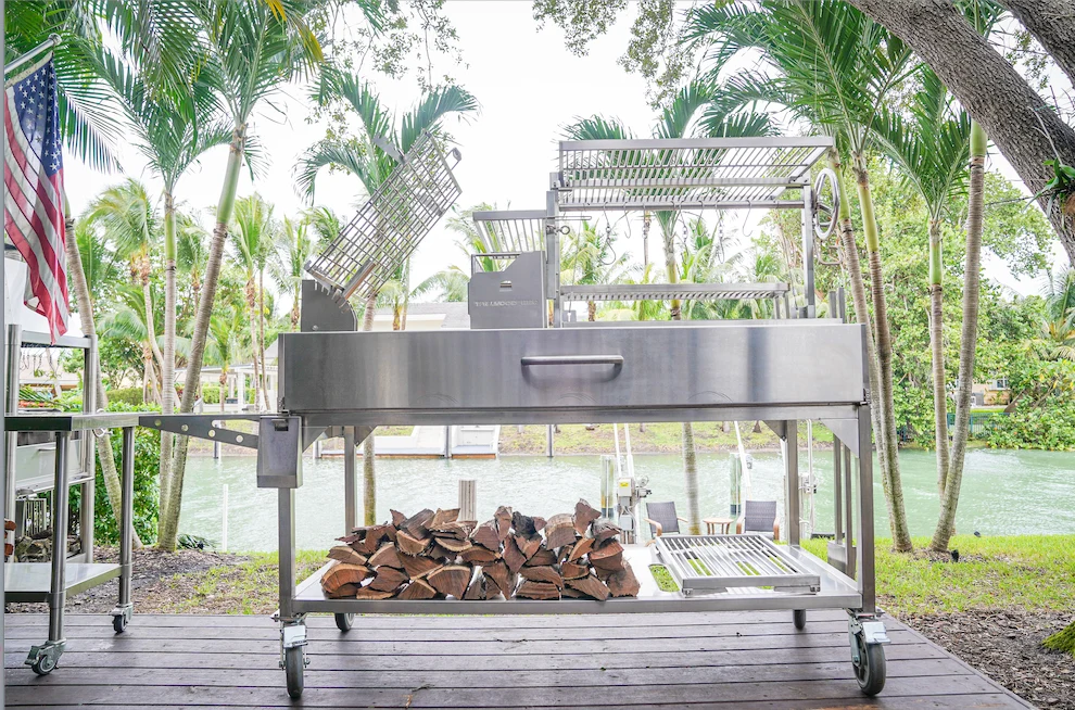Tagwood BBQ Argentine Santa Maria Wood Fire & Charcoal Gaucho Grill | BBQ26SS -- - Image 6