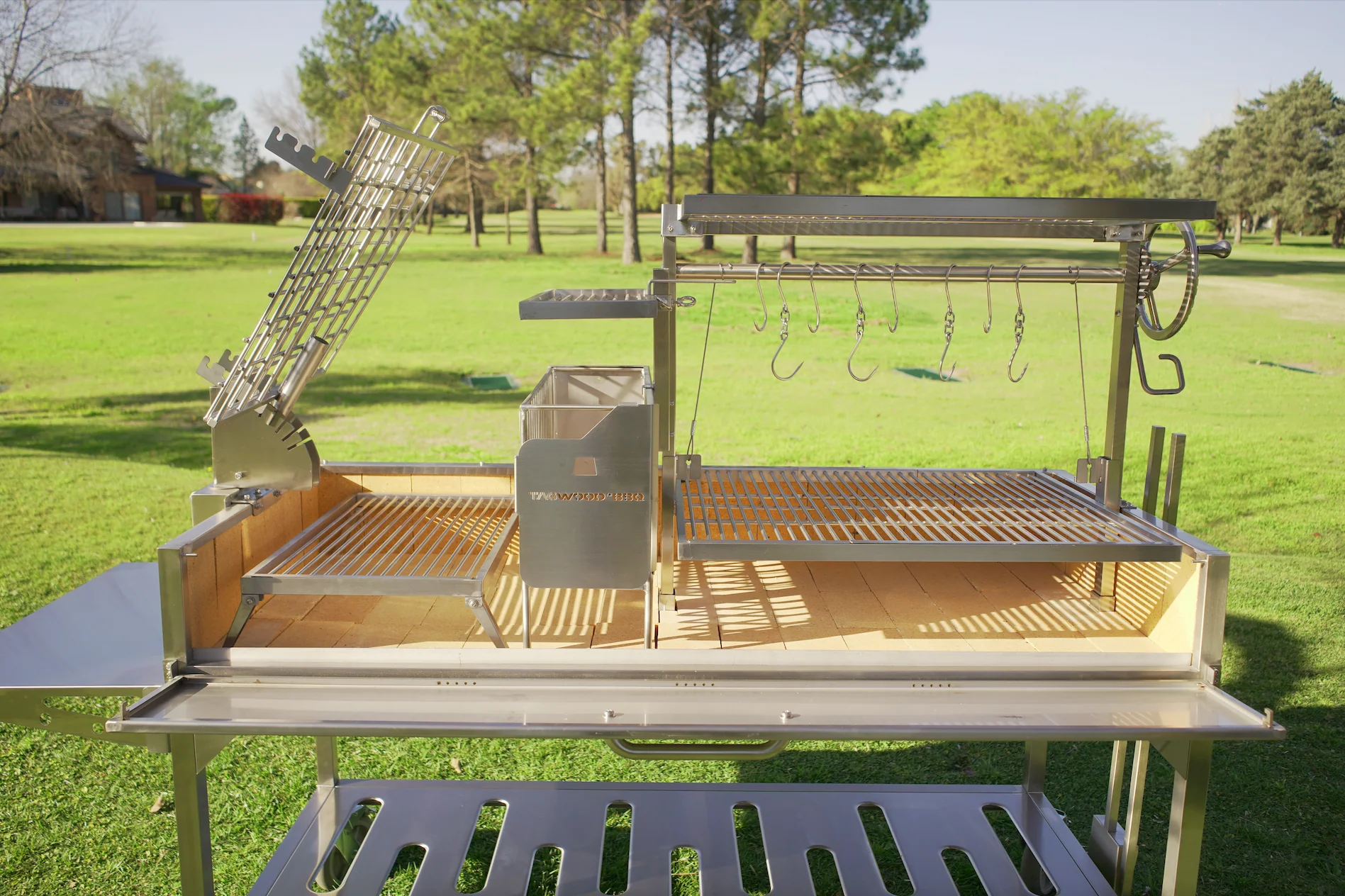 Tagwood BBQ Argentine Santa Maria Wood Fire & Charcoal Gaucho Grill | BBQ26SS -- - Image 8