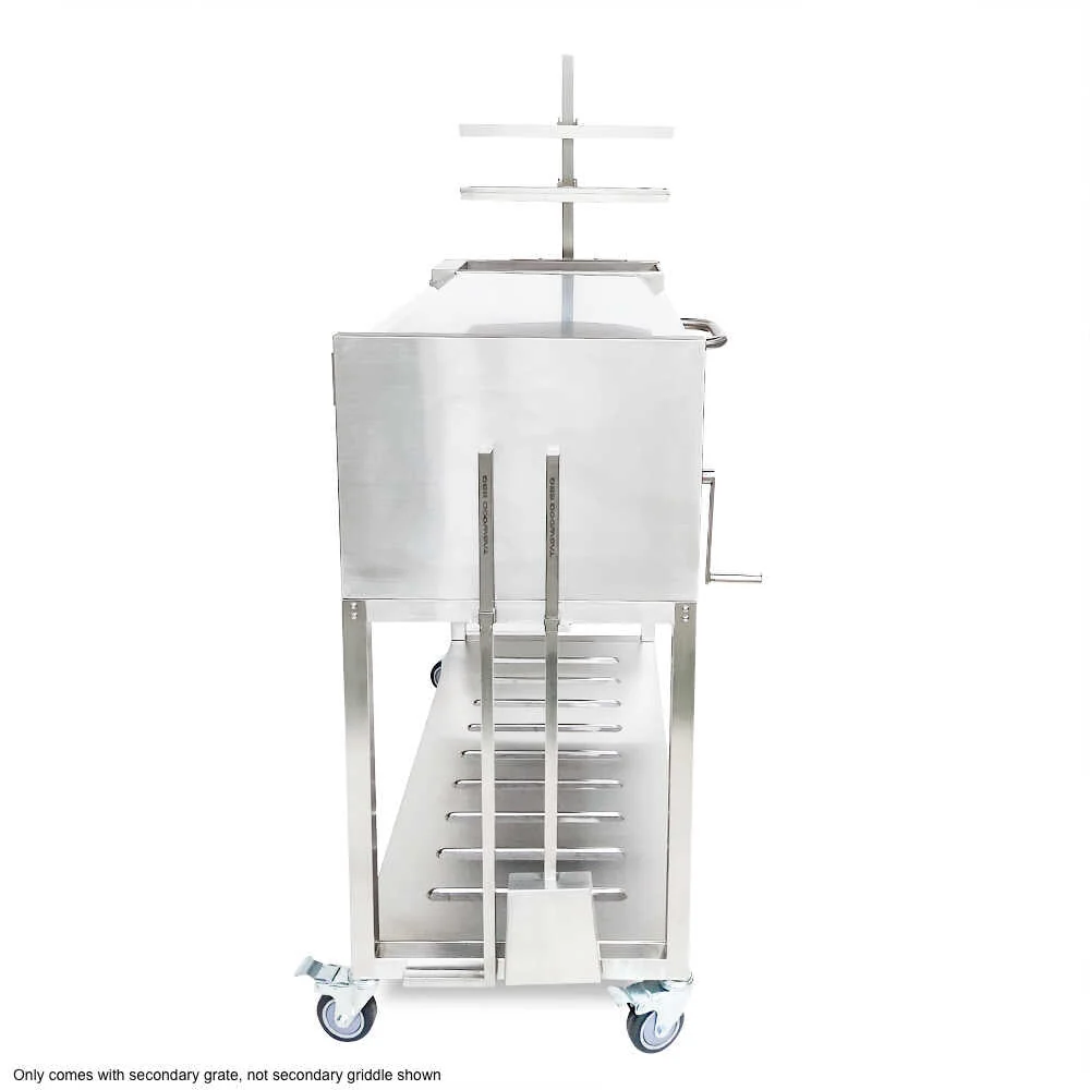 Tagwood BBQ Argentine Santa Maria Wood Fire & Charcoal Gaucho Grill With Top Lid [BBQ01SS] - Image 3