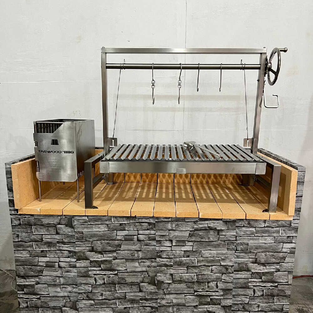 Tagwood BBQ Argentine Santa Maria Wood Fire & Charcoal Grill, 40" [BBQ09SS] - Image 16