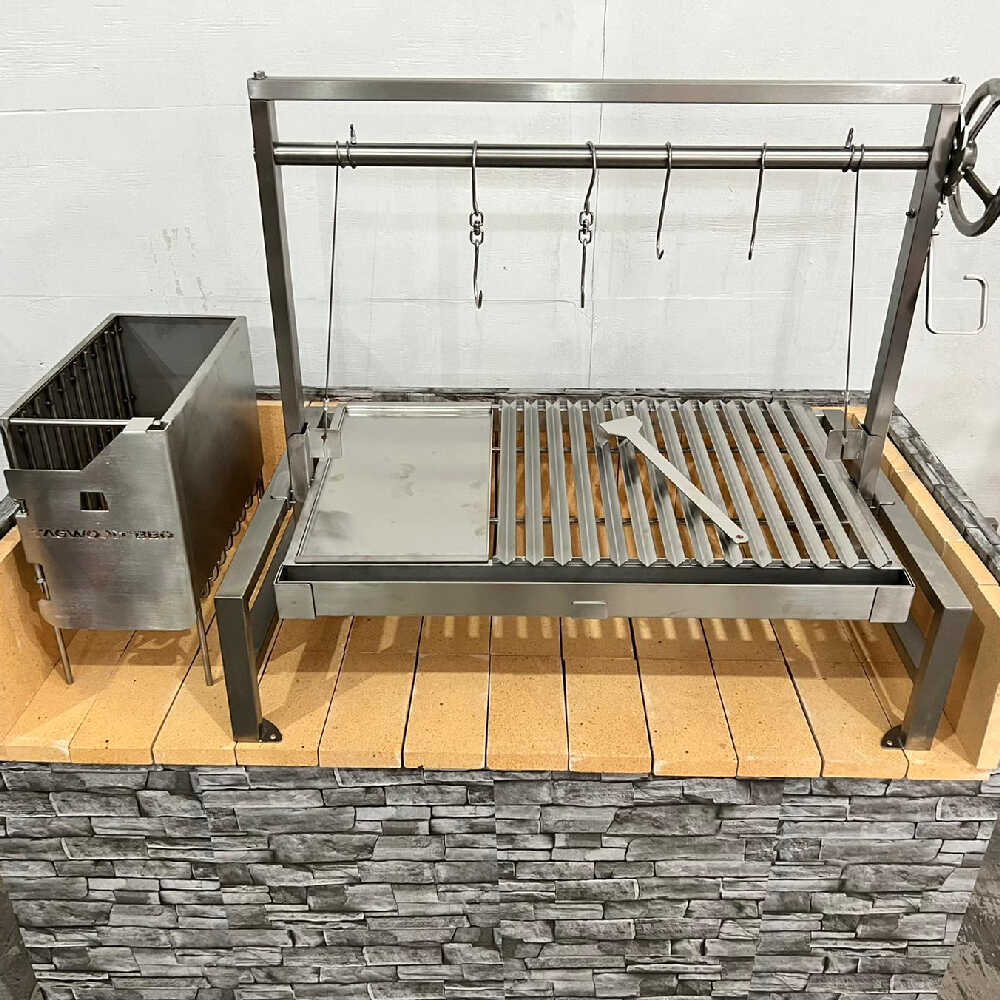 Tagwood BBQ Argentine Santa Maria Wood Fire & Charcoal Grill, 40" [BBQ09SS] - Image 17