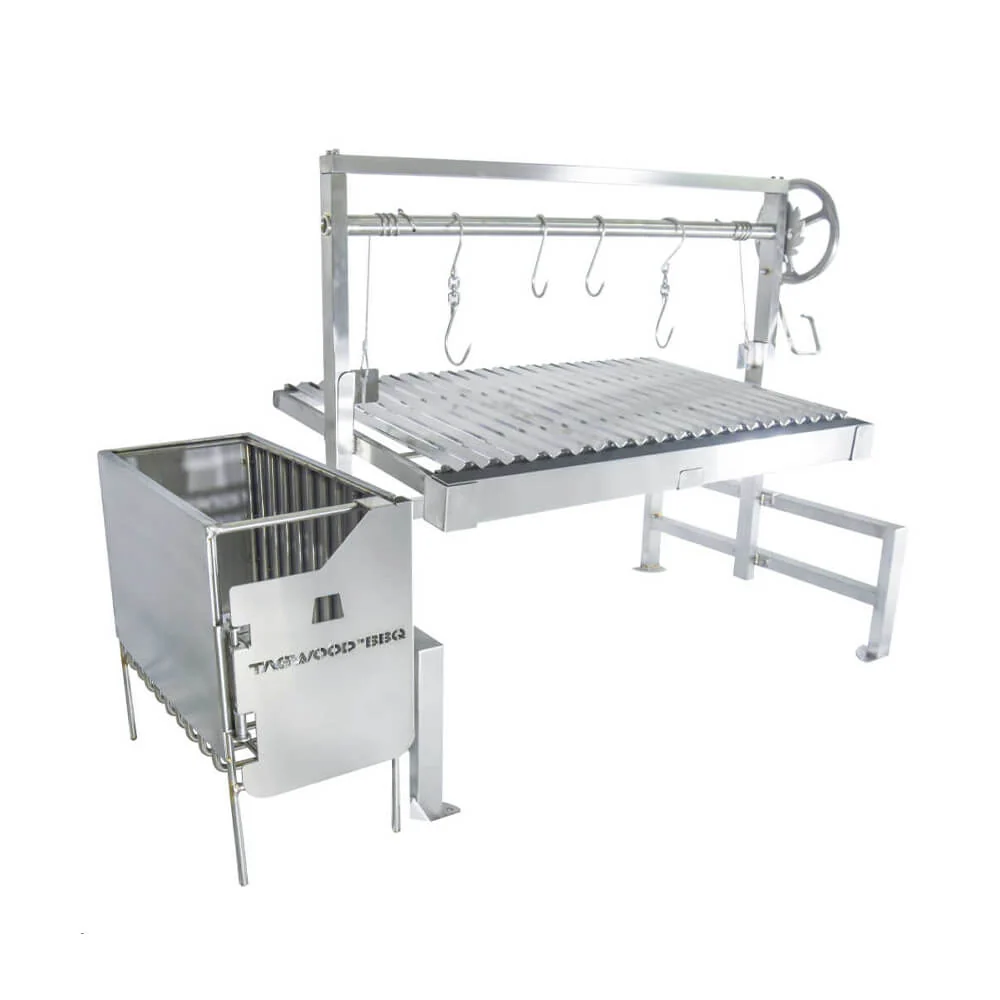 Tagwood BBQ Argentine Santa Maria Wood Fire & Charcoal Grill, 40" [BBQ09SS] - Image 8