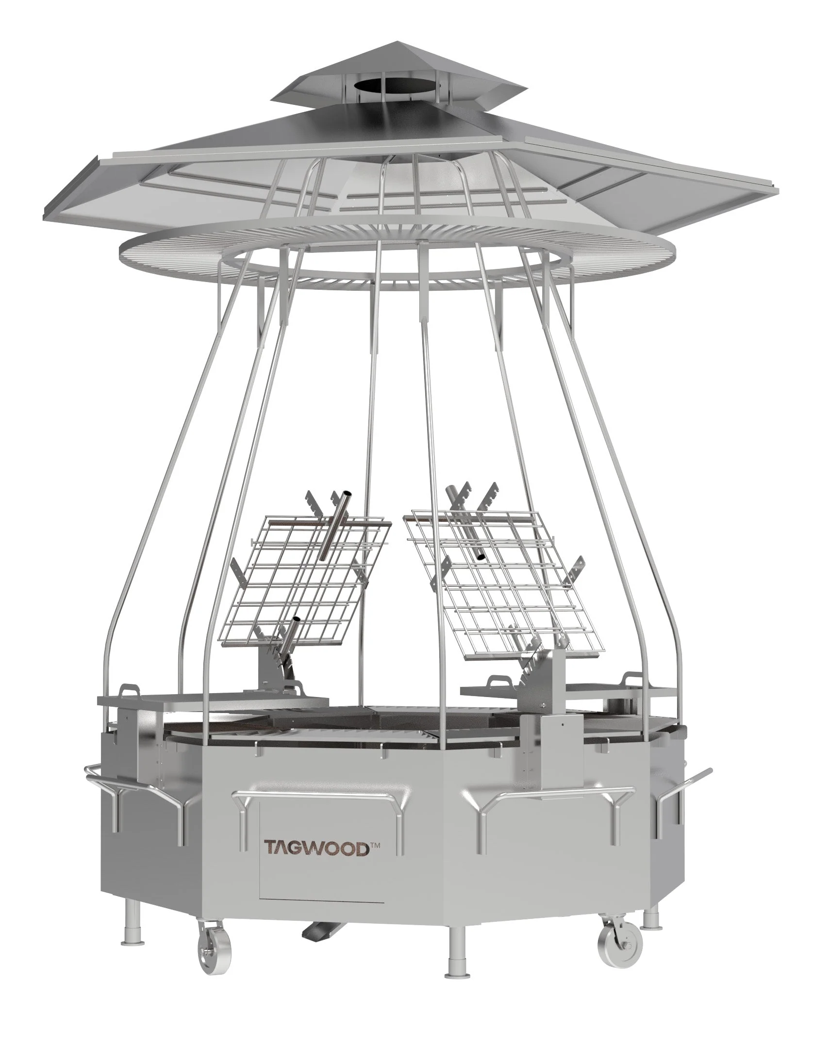 Tagwood BBQ Argentine Santa Maria Wood Fire & Charcoal THE TAGWOOD TOWER Grill | BBQ37SS - PRE-ORDER