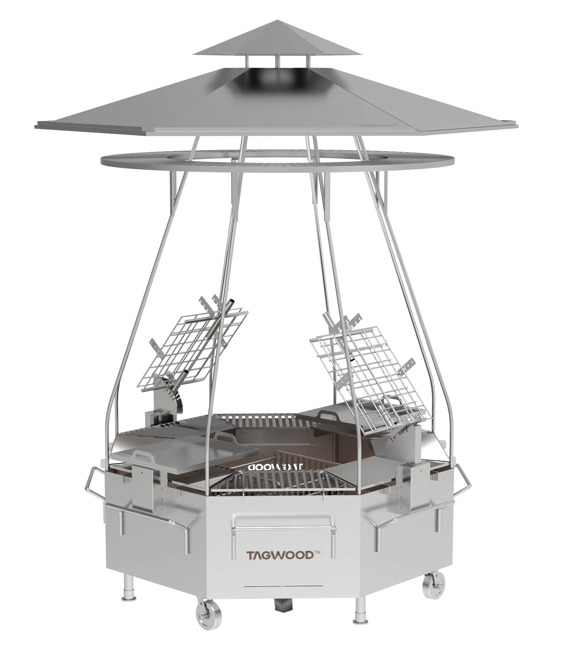 Tagwood BBQ Argentine Santa Maria Wood Fire & Charcoal THE TAGWOOD TOWER Grill | BBQ37SS - PRE-ORDER - Image 2