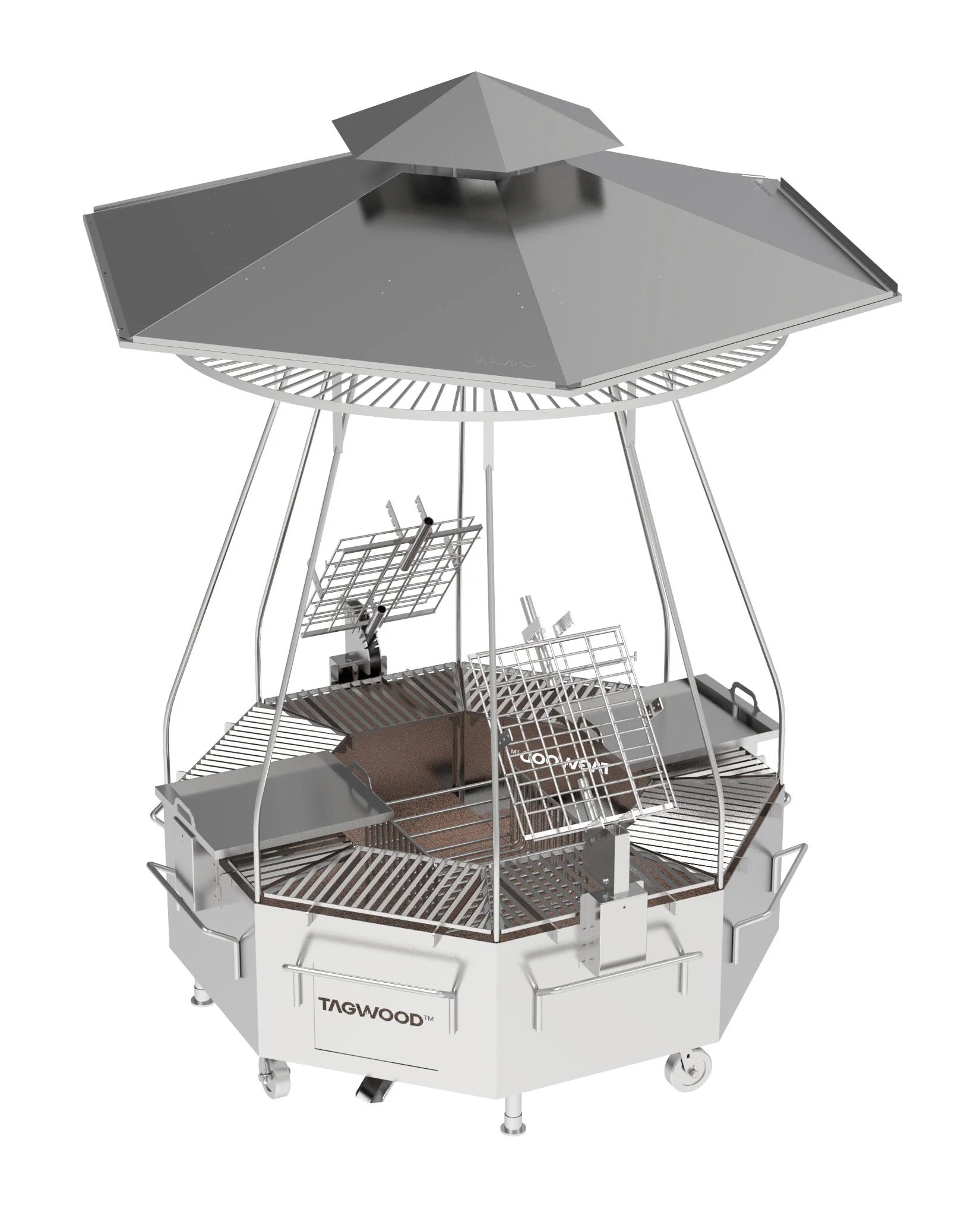Tagwood BBQ Argentine Santa Maria Wood Fire & Charcoal THE TAGWOOD TOWER Grill | BBQ37SS - PRE-ORDER - Image 3