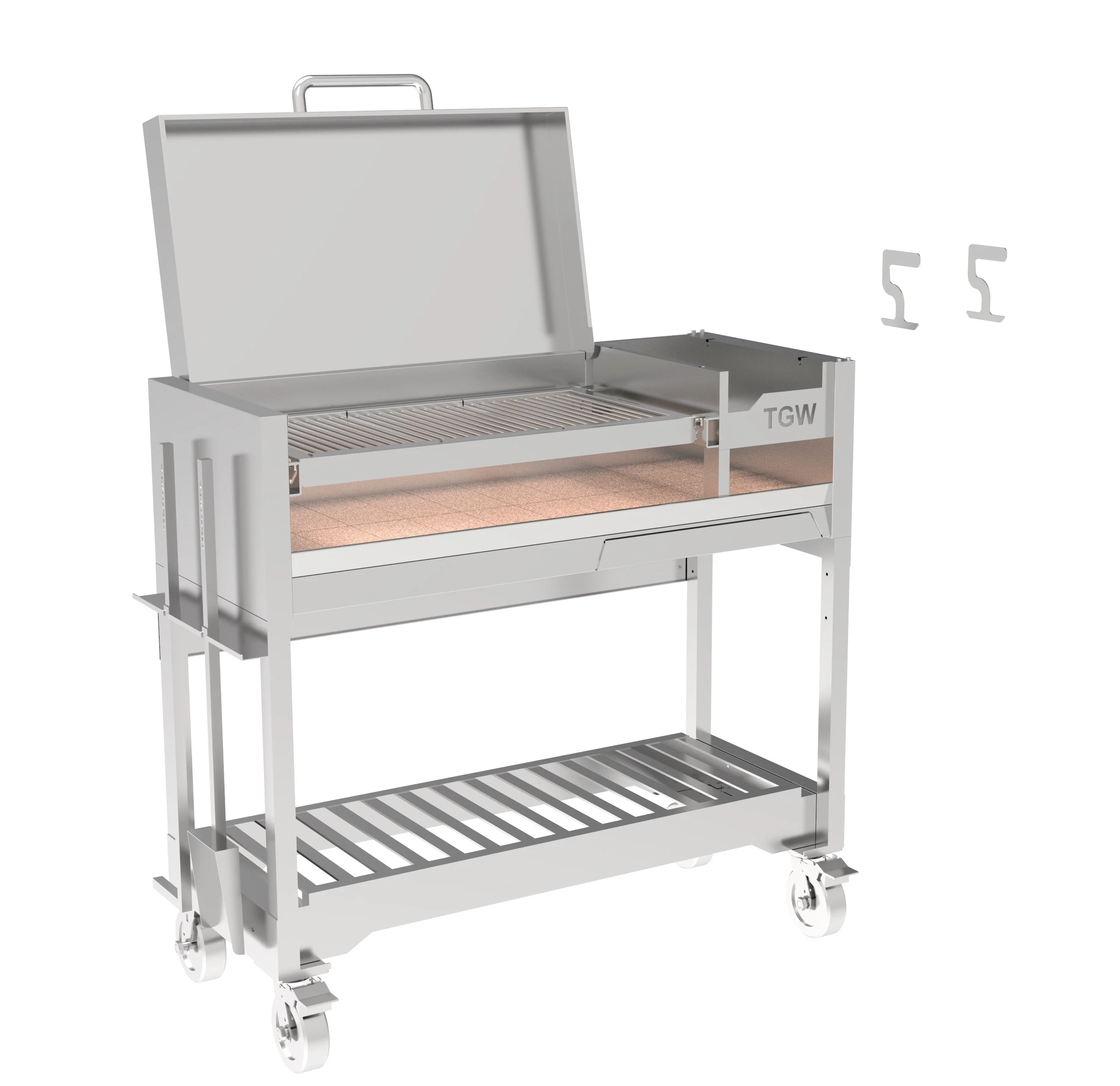 Tagwood BBQ Argentine Wood Fire & Charcoal Gaucho Grill | BBQ18SS-- PRE-ORDER - Image 8