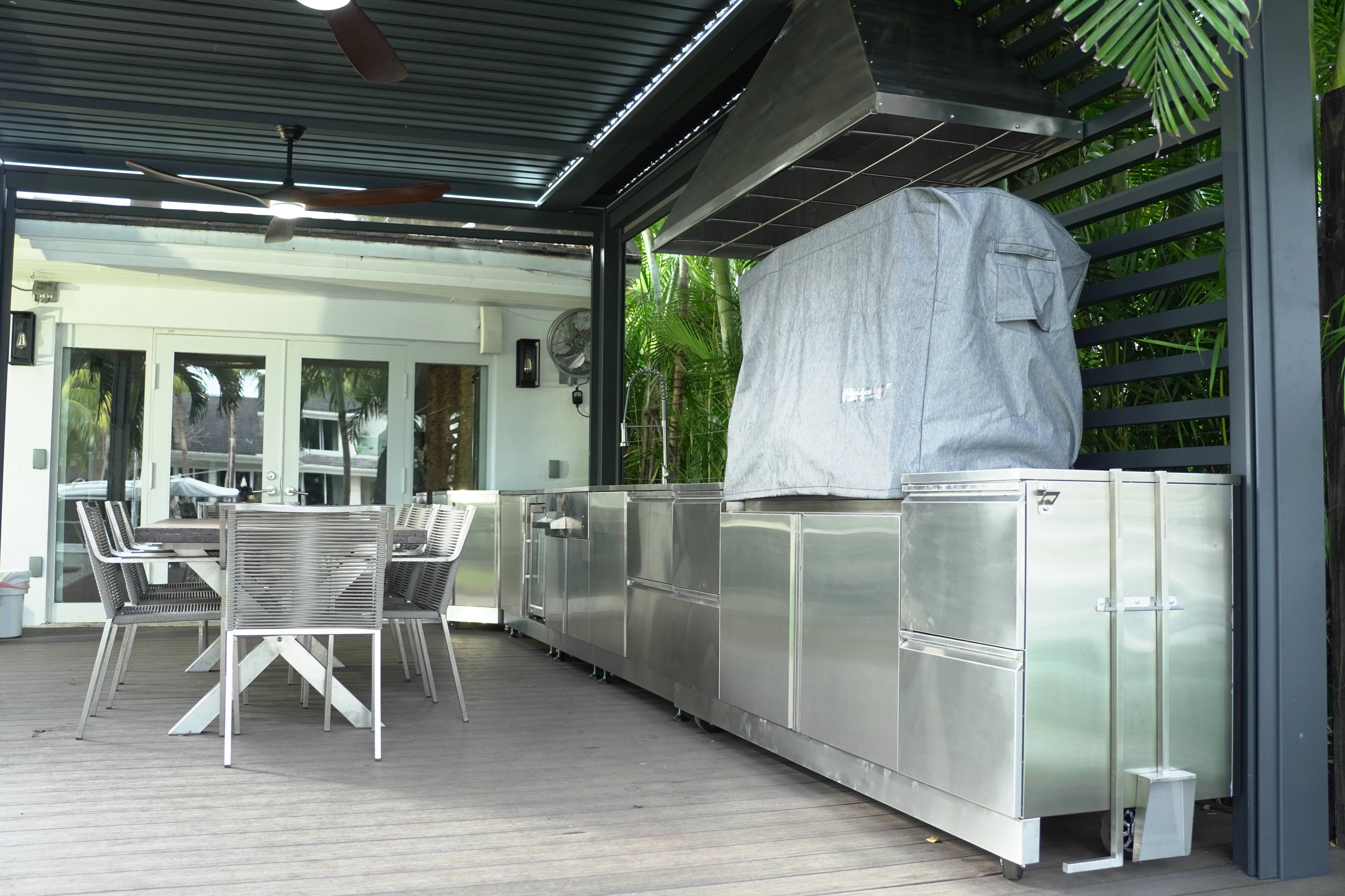 Tagwood BBQ Santa Maria Argentine Wood Fire & Charcoal Gaucho Grill Built in | BBQ05SS-- - Image 4