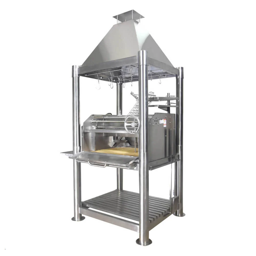 Tagwood BBQ (THE BEAST) Argentine Santa Maria Stainless Steel Wood Fire & Charcoal Gaucho Grill, 61" [BBQ02SS] - Image 15