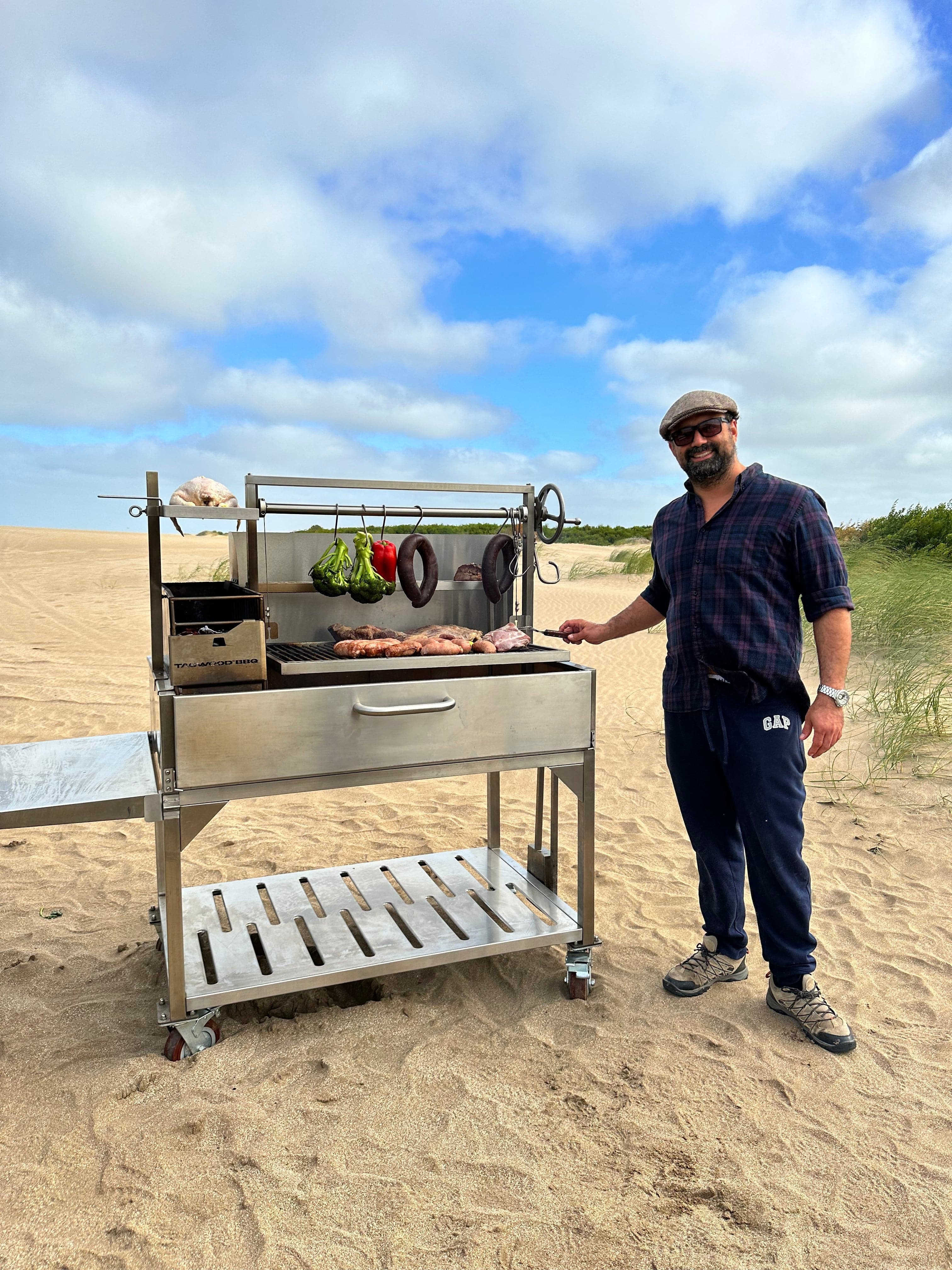 Tagwood BBQ XL Argentine Santa Maria Wood Fire & Charcoal Gaucho Grill | BBQ23SS - - Image 5