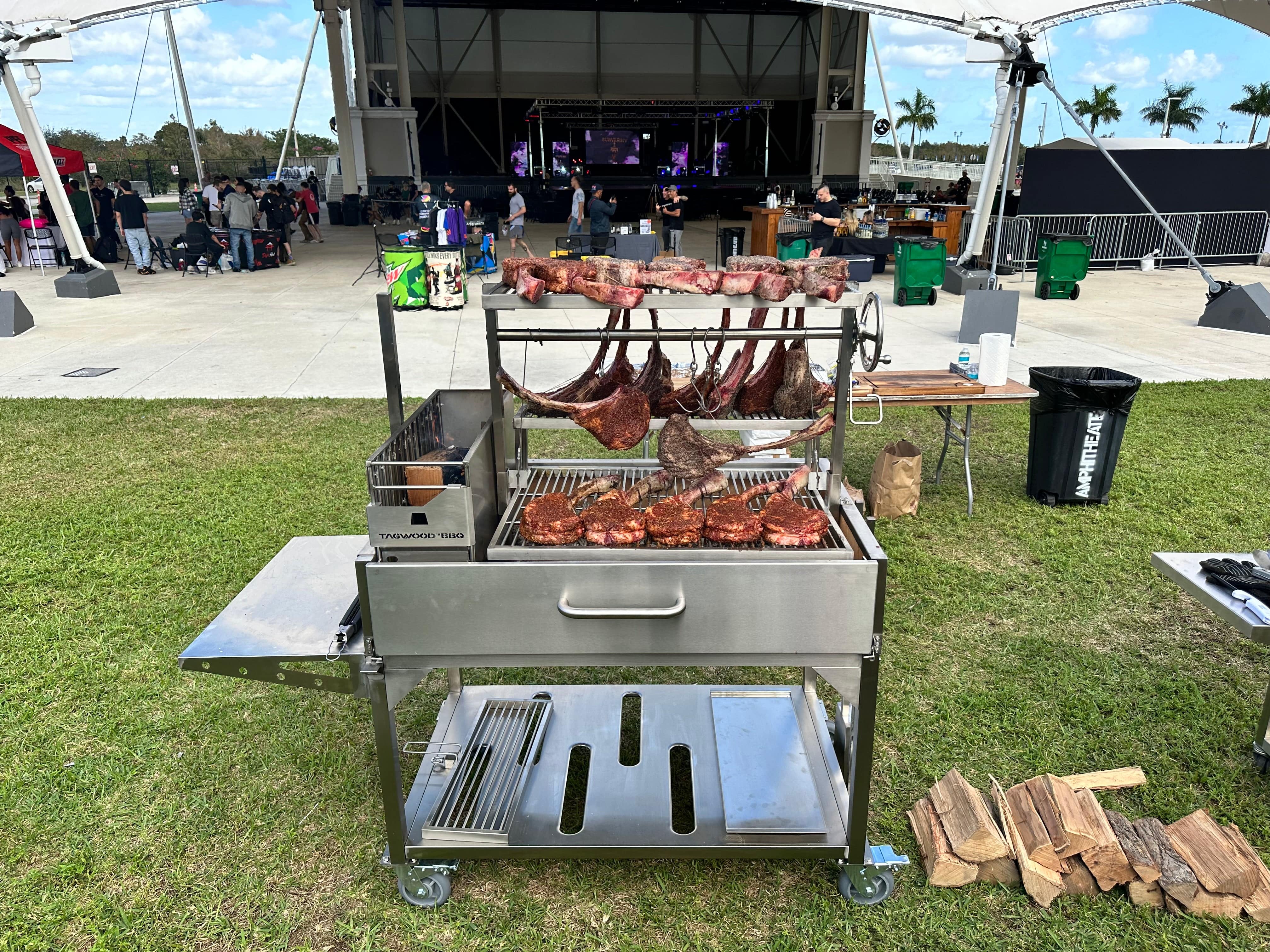 Tagwood BBQ XL Argentine Santa Maria Wood Fire & Charcoal Gaucho Grill | BBQ23SS - - Image 6