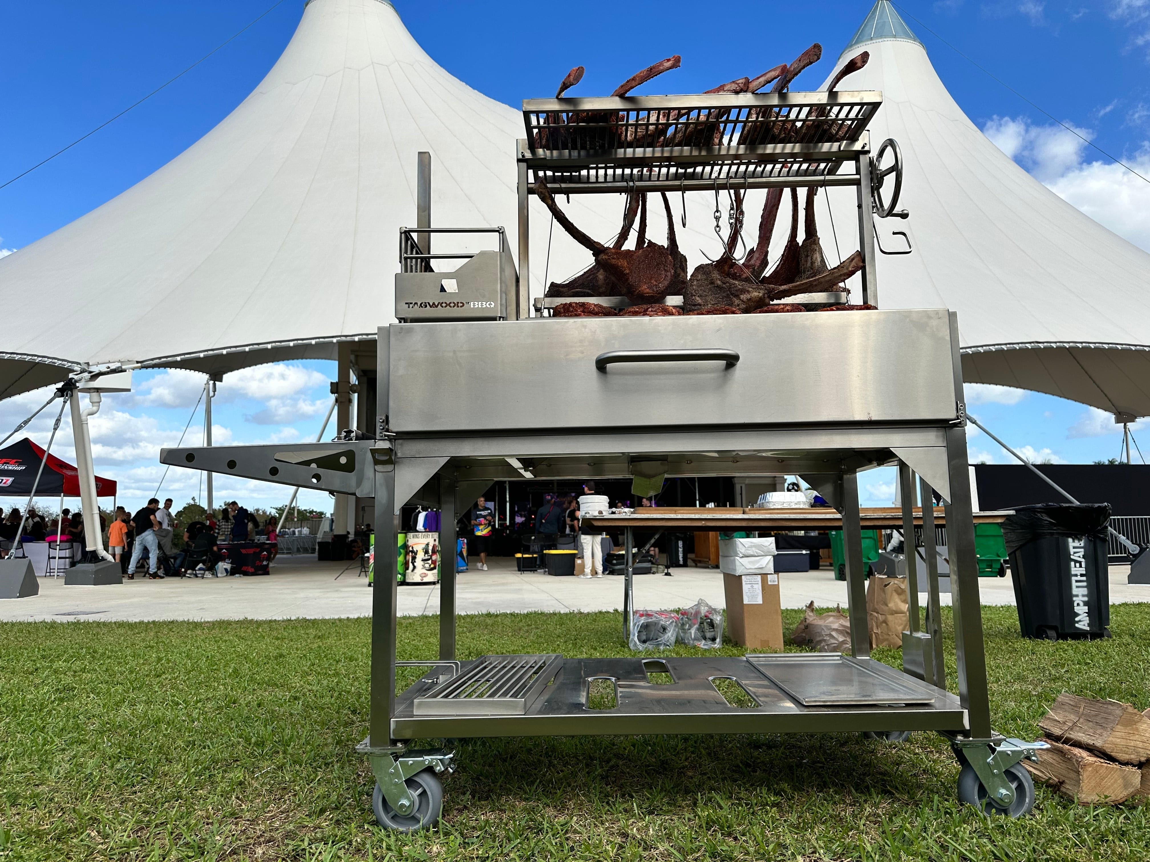Tagwood BBQ XL Argentine Santa Maria Wood Fire & Charcoal Gaucho Grill | BBQ23SS - - Image 7