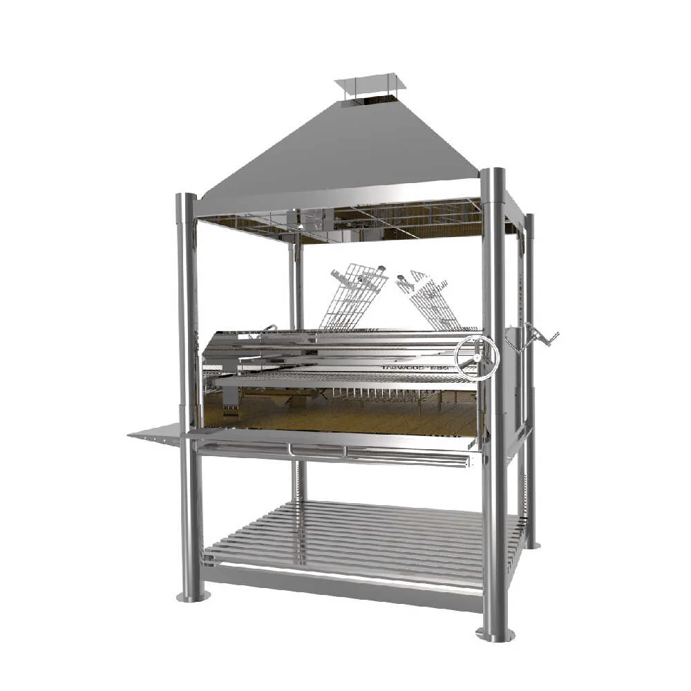 Tagwood BBQ XL Argentine Santa Maria Wood Fire & Charcoal Grill [BBQ22SS] - Image 3