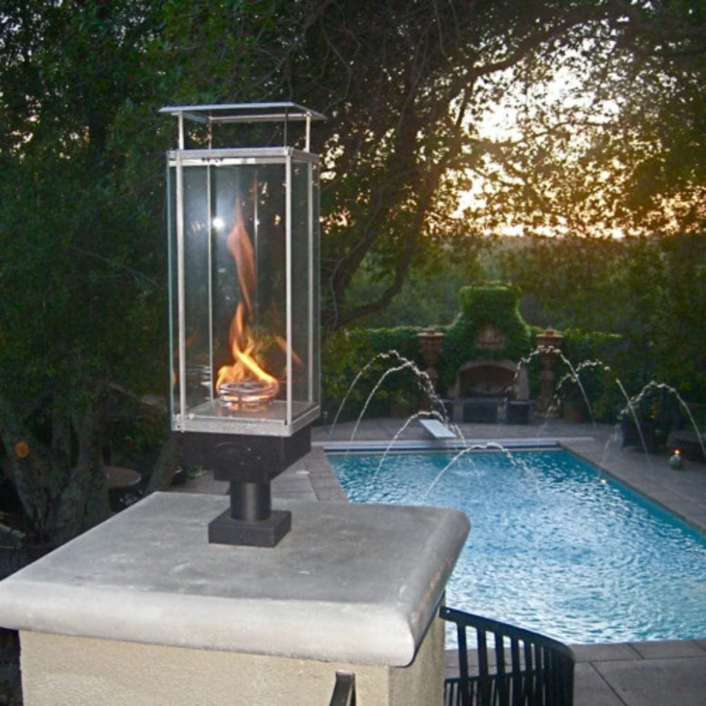 Tempest 20K Traditional Outdoor Torch Head With Pillar Mount Assembly - 949007 - Image 3