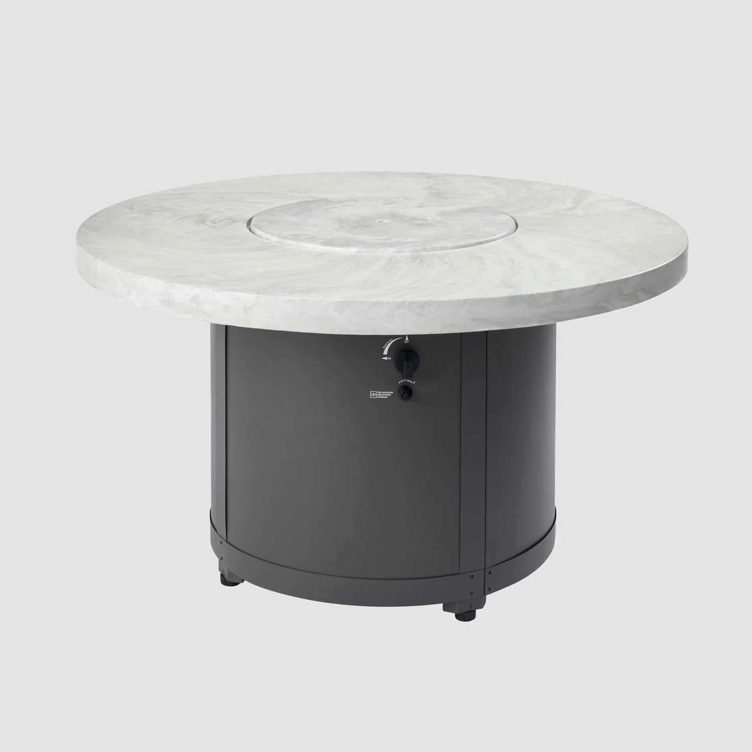 The Outdoor Greatroom Beacon 48" Round Gas Fire Pit Table - BC-20-MNB - Image 15