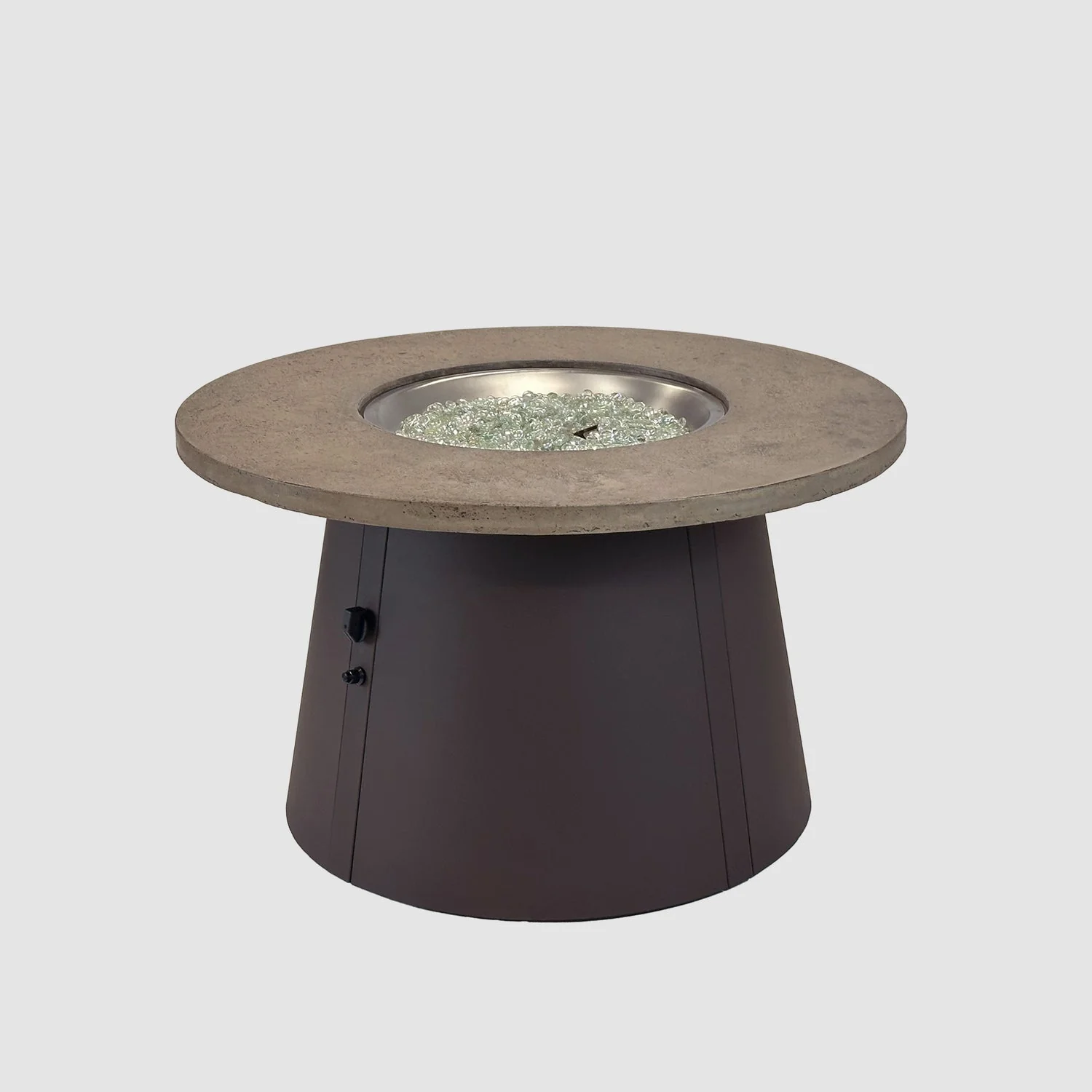 The Outdoor Greatroom Cirvalo 42" Round Gas Fire Pit Table - CIR-42-FSBR-K - Image 15