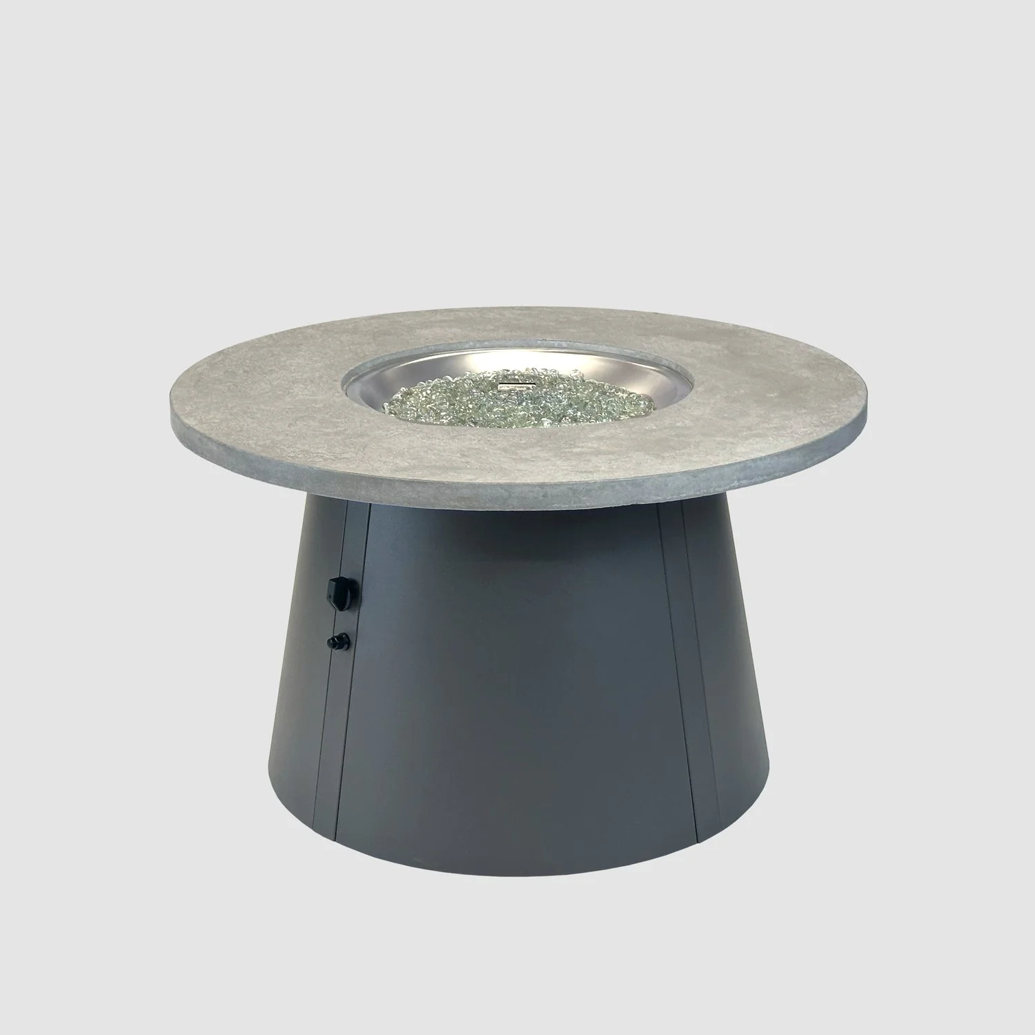 The Outdoor Greatroom Cirvalo 42" Round Gas Fire Pit Table - CIR-42-FSBR-K - Image 17